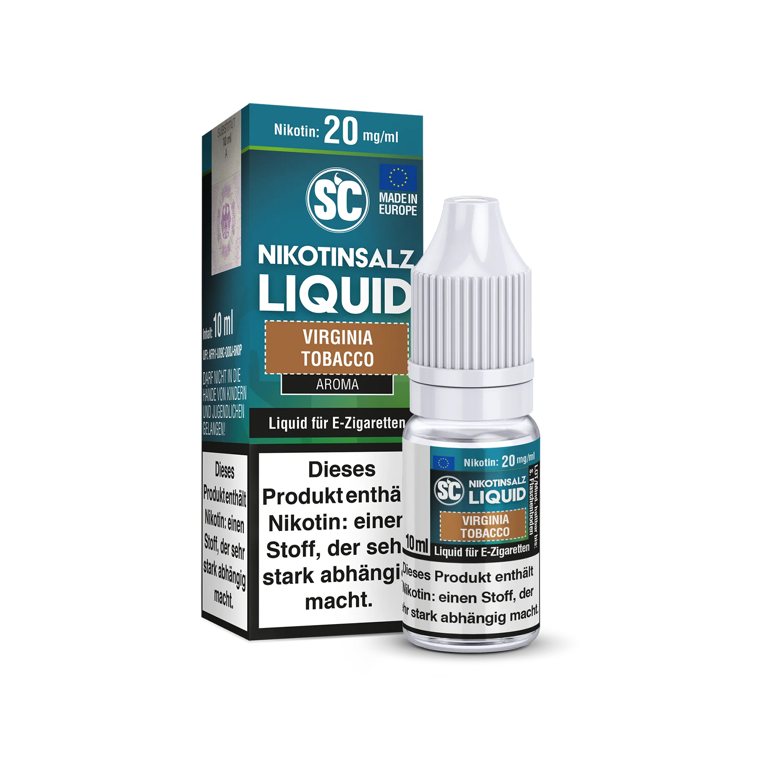 SC - E-Liquid - Nikotinsalz - Virginia Tobacco - 10 ml - 20 mg 1