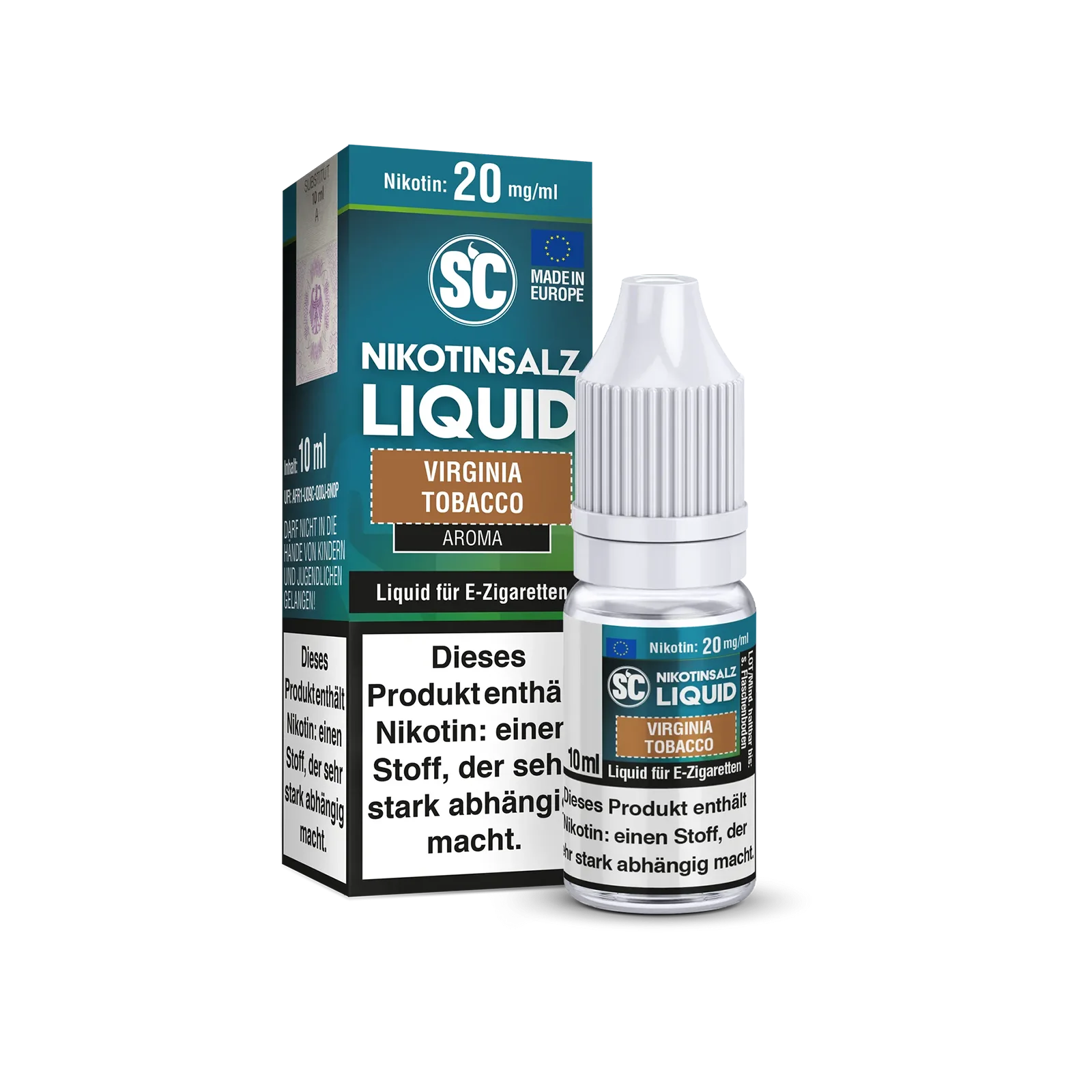 SC - E-Liquid - Nikotinsalz - Virginia Tobacco - 10 ml - 20 mg 1