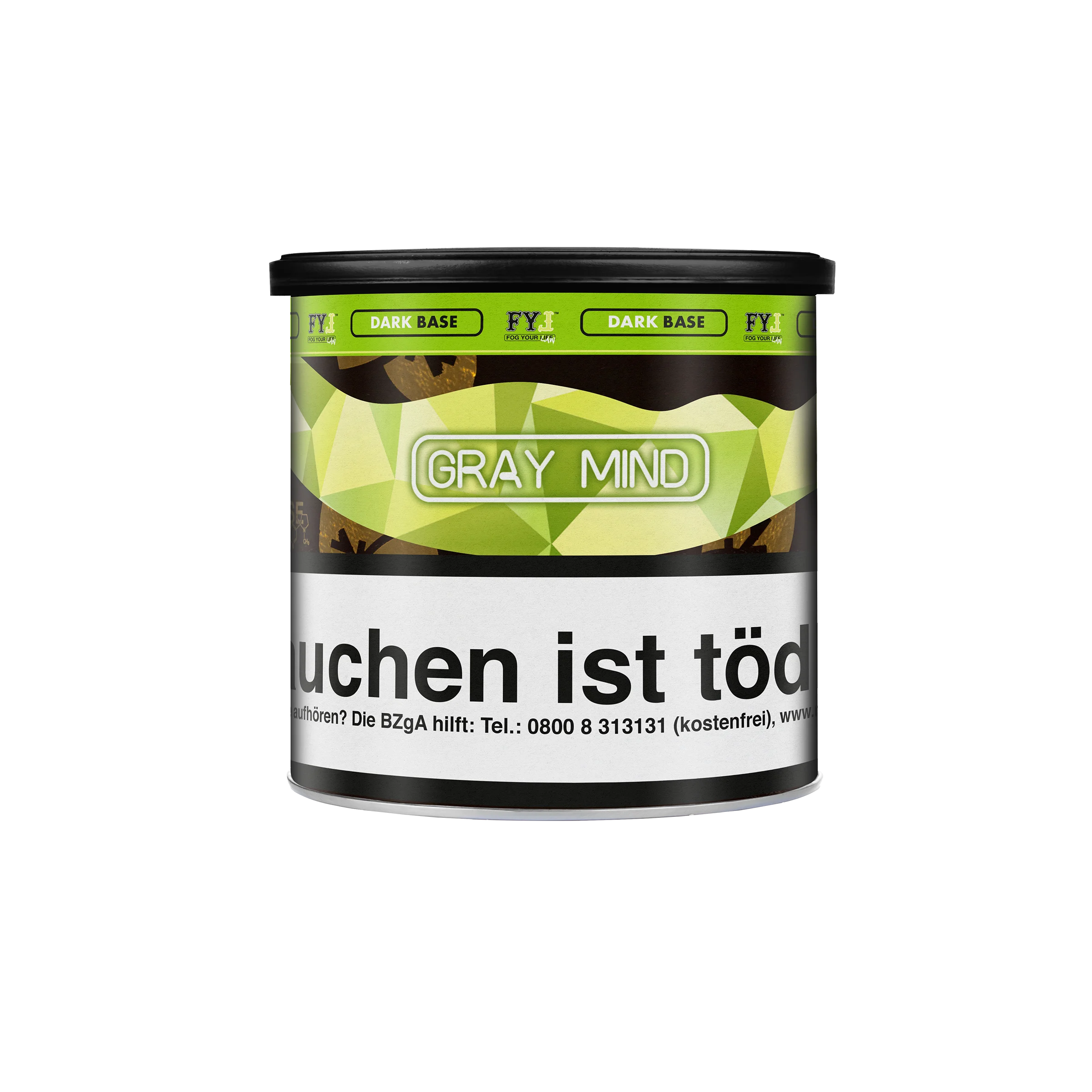Fog Your Law - Gray Mind - Schwarzer Peifentabak Dry Base kaufen - 65 g 2