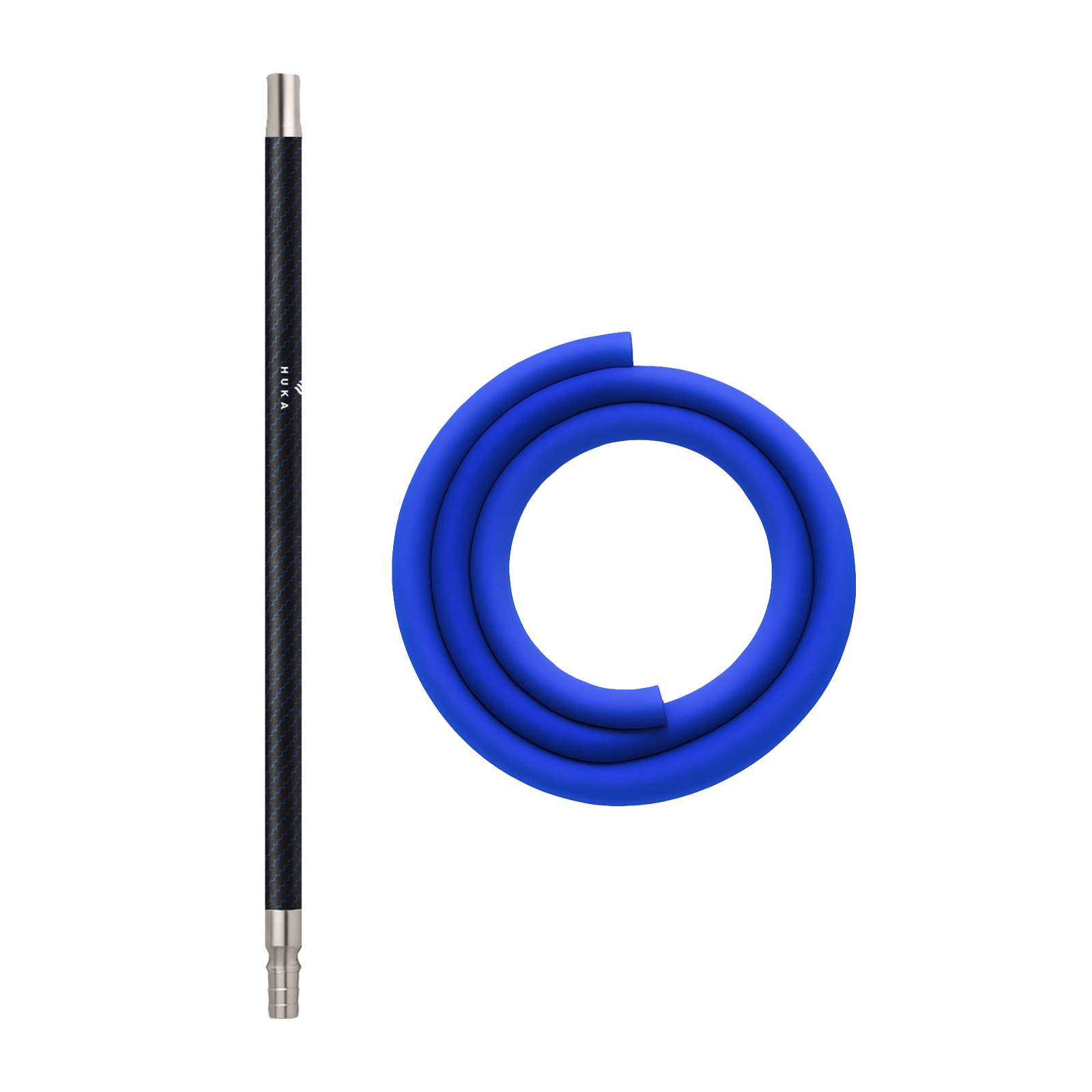 Huka - Carbonmundstück - Carbon Handle S Blau 1