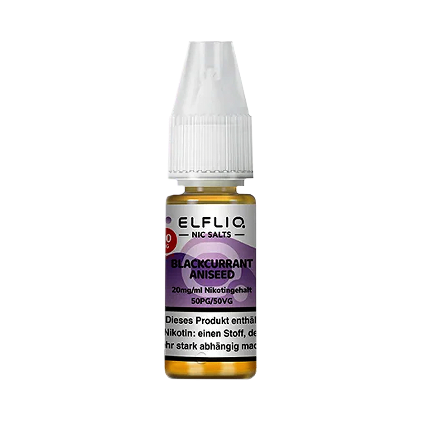Elf Bar - ElfliQ - E-Liquid - Nicotine Salt - Blackcurrant Aniseed - 20 mg