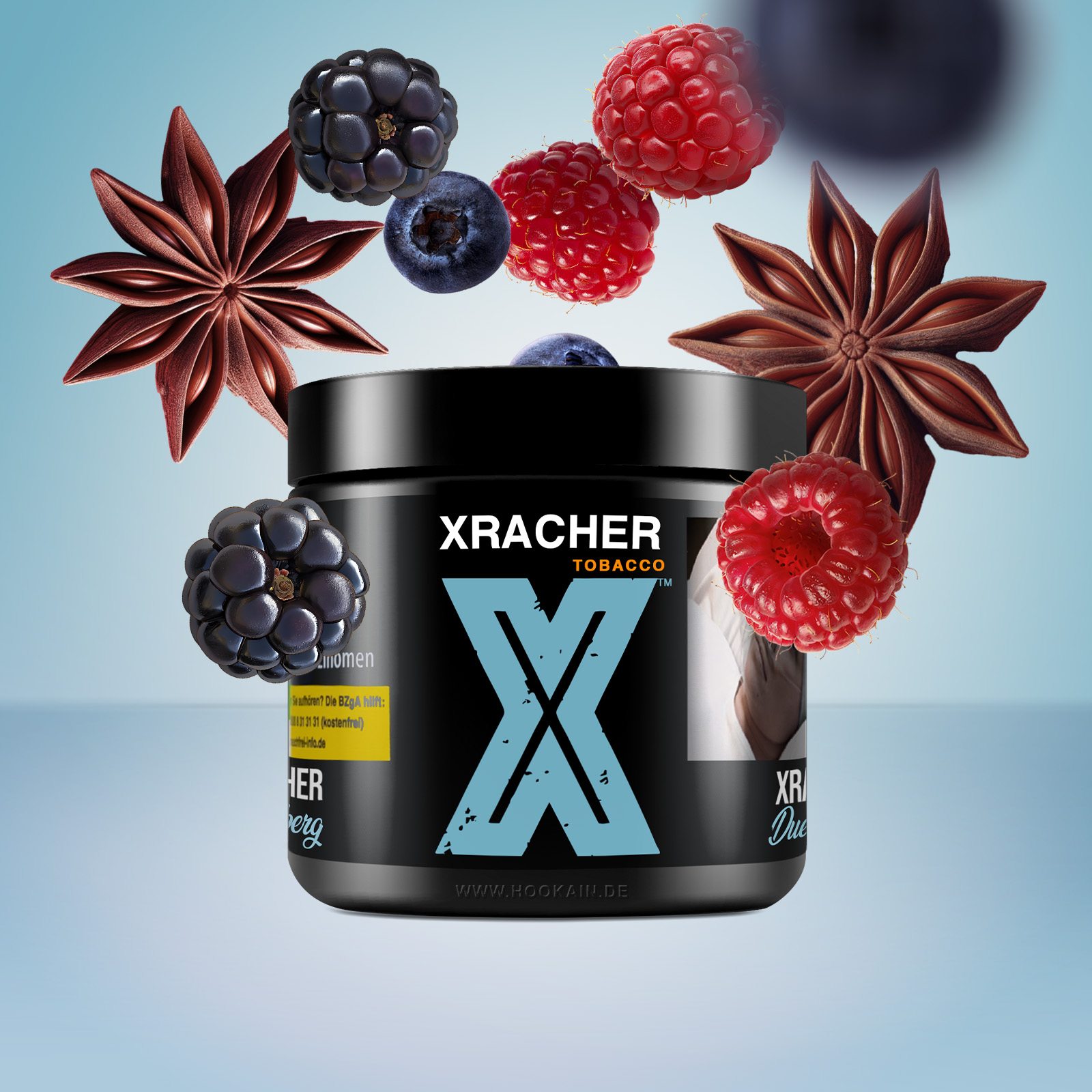 XRacher Duesenberg 200g – Blaubeere Menthol Anis 1