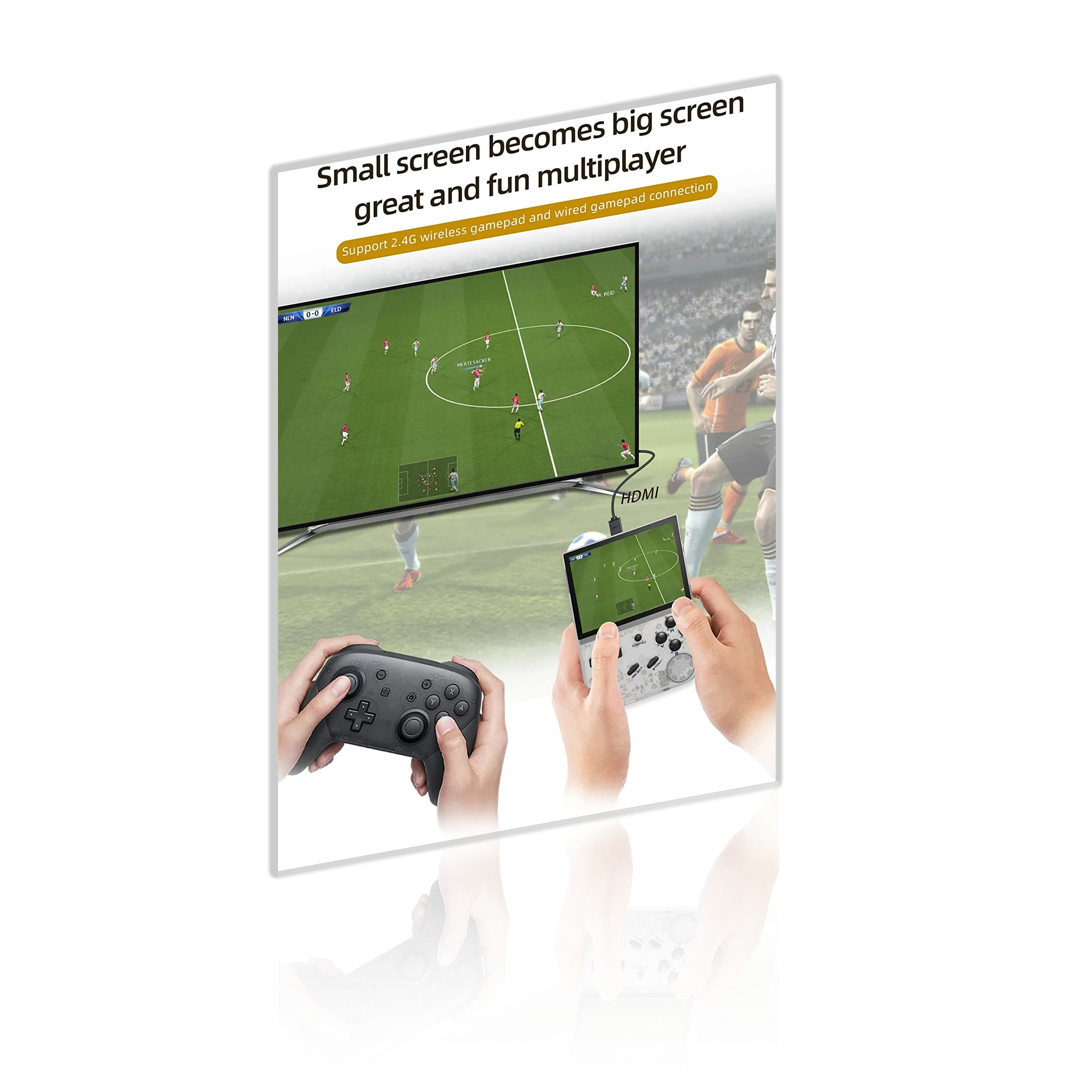 Anbernic - Retro Emulator - RG35XX - 5474 Games - 64 GB Classic Grey