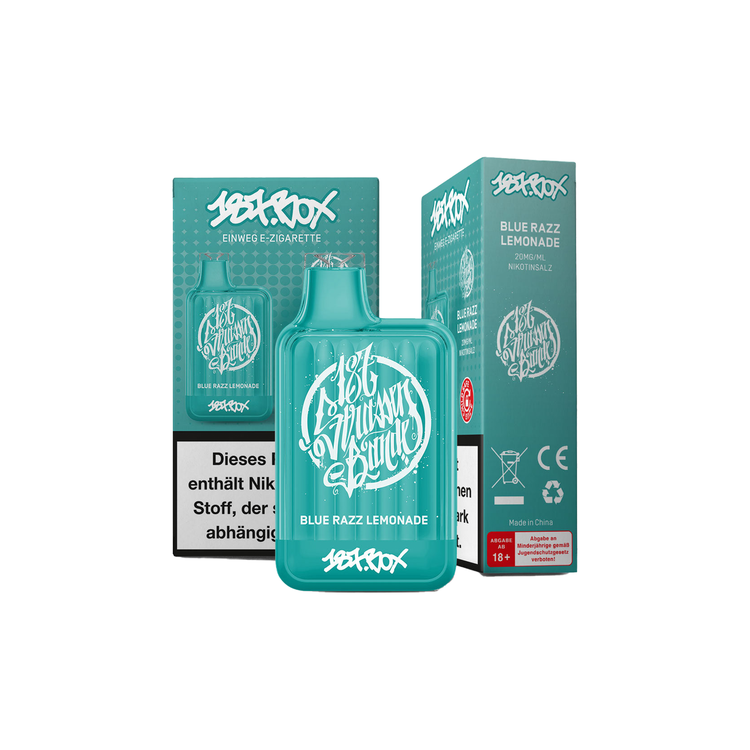 187 Vapestick - Box - Blue Razz Lemonade - 20 mg | Alle neuen Sorten günstig online kaufen - Hookain E-Shisha Onlineshop