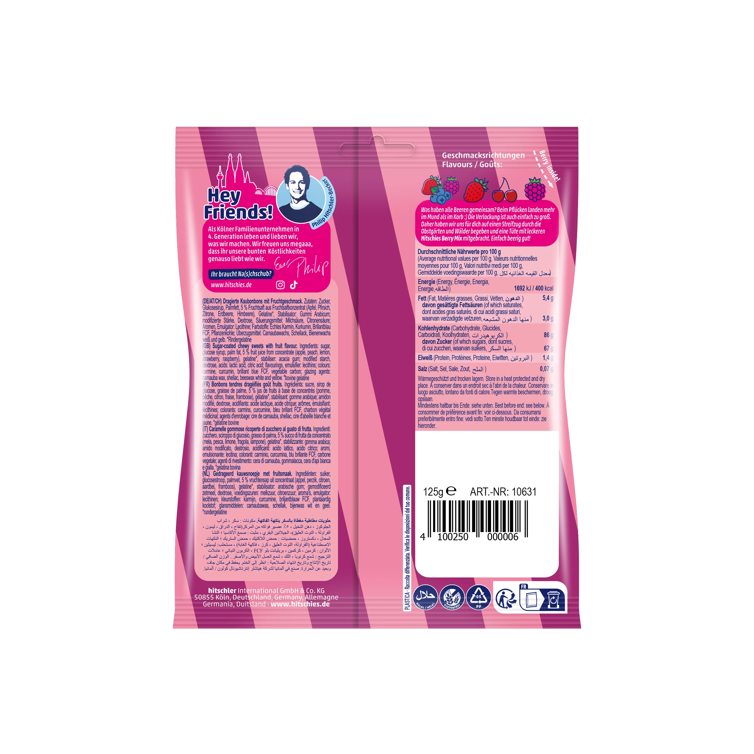 Hitschies Kaubonbon Berry Mix 125 g | Candys günstig online 3