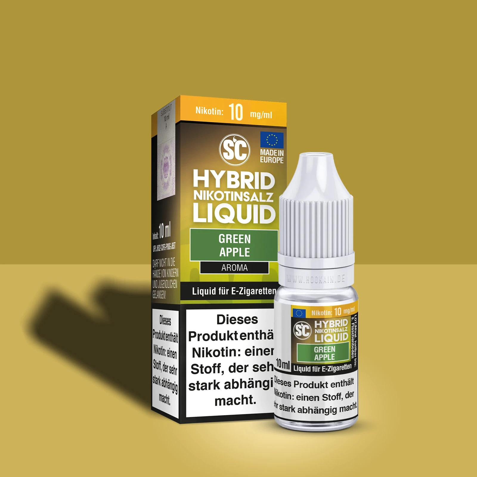 SC - E-Liquid - Hybrid Nikotinsalz - Green Apple - 10 ml - 10 mg 1