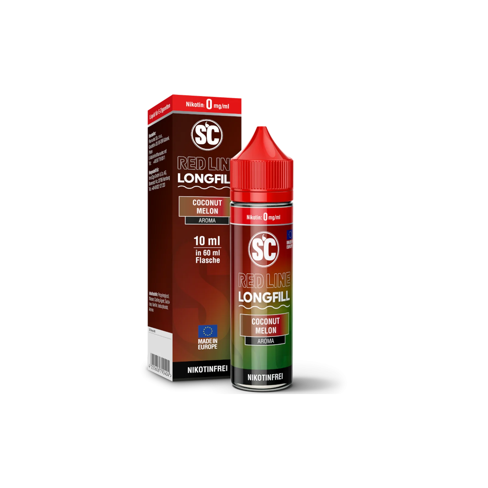 SC - Red Line - Longfill - Coconut Melon - 10 ml 1