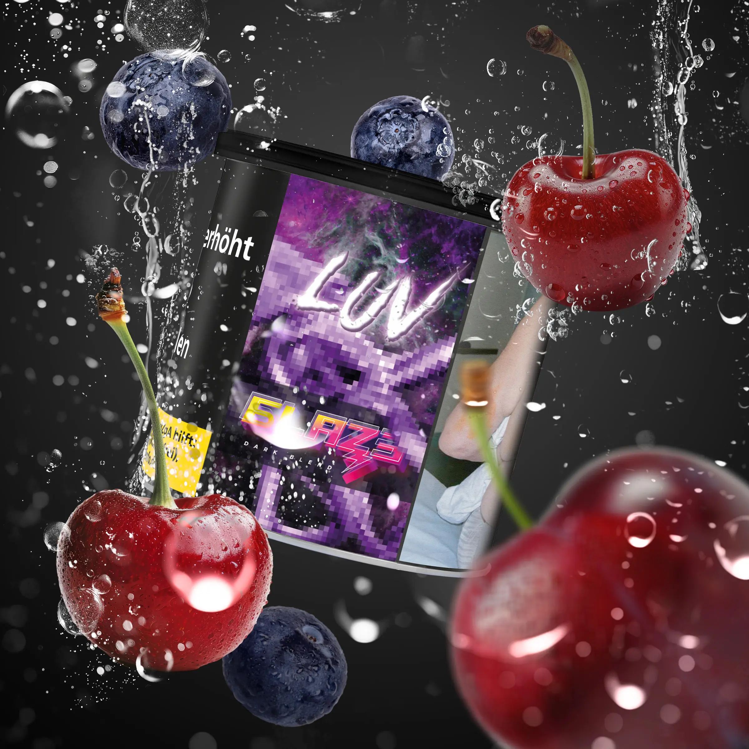 BLAZE Dark Leaf Luv 200g | Shishatabak 1