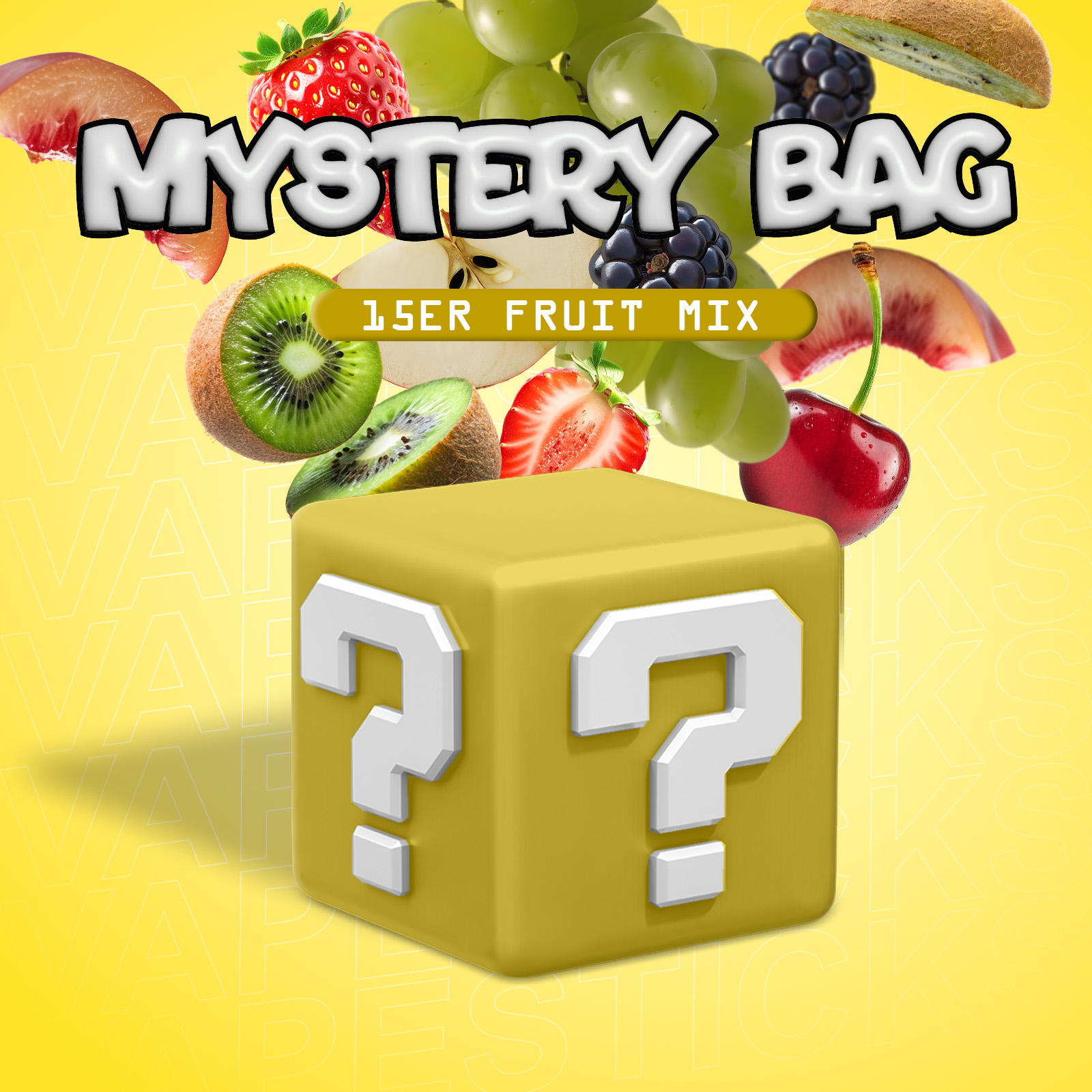 Mystery Bag Vapesticks 15er Fruit Mix | Mysteriöse Sonderangebote günstig bestellen 1