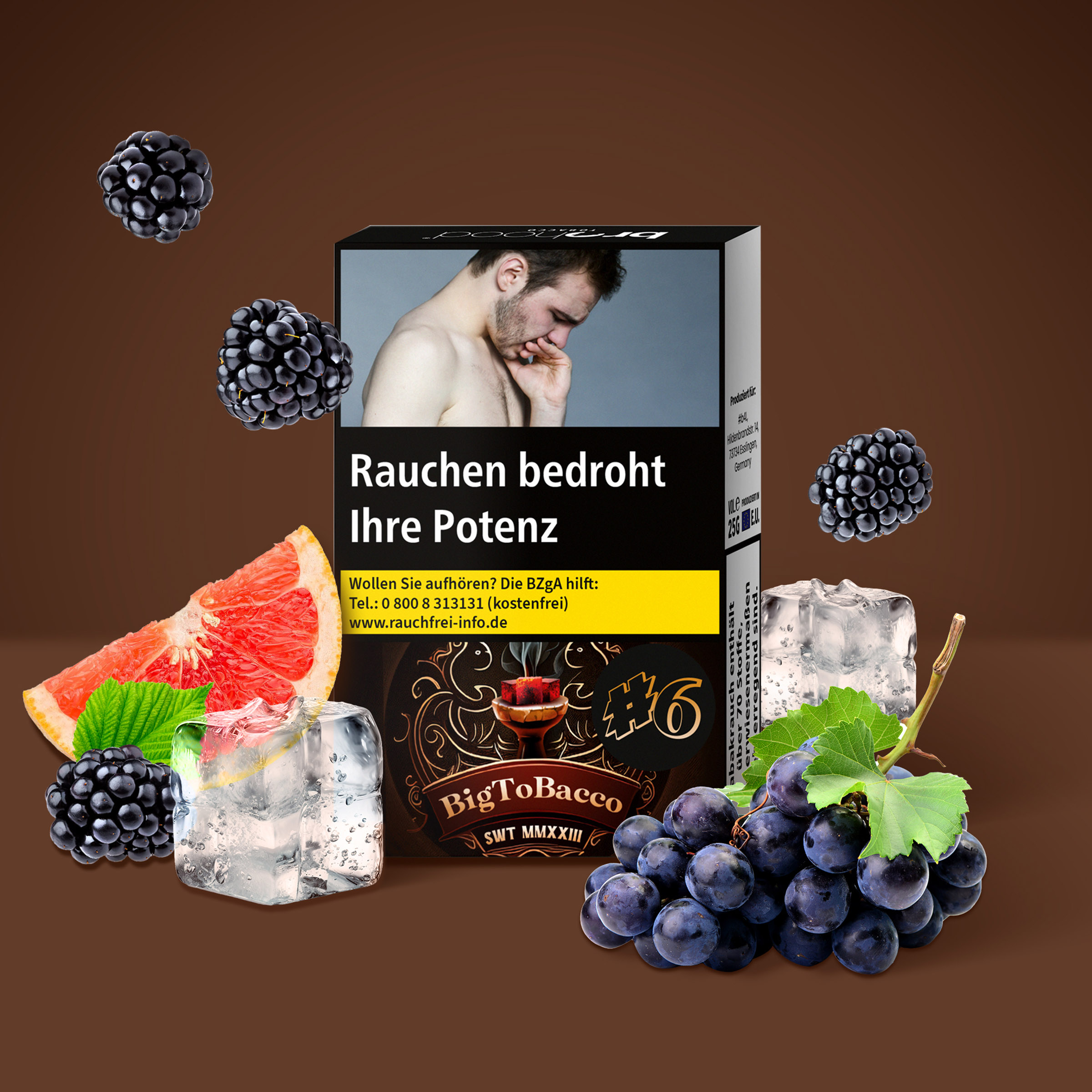BigToBacco - #6 Der Schaffner - 25 g | Shisha-Tabak Sorten g&uuml;nstig kaufen 1