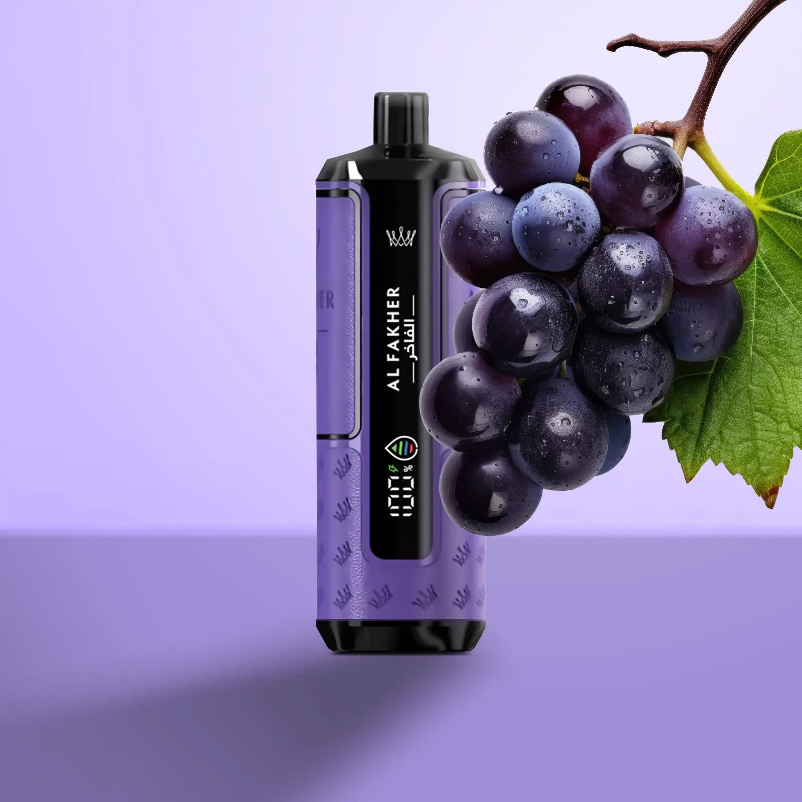 Al Fakher - Crown Bar - Hypermax - 20k - Grape2