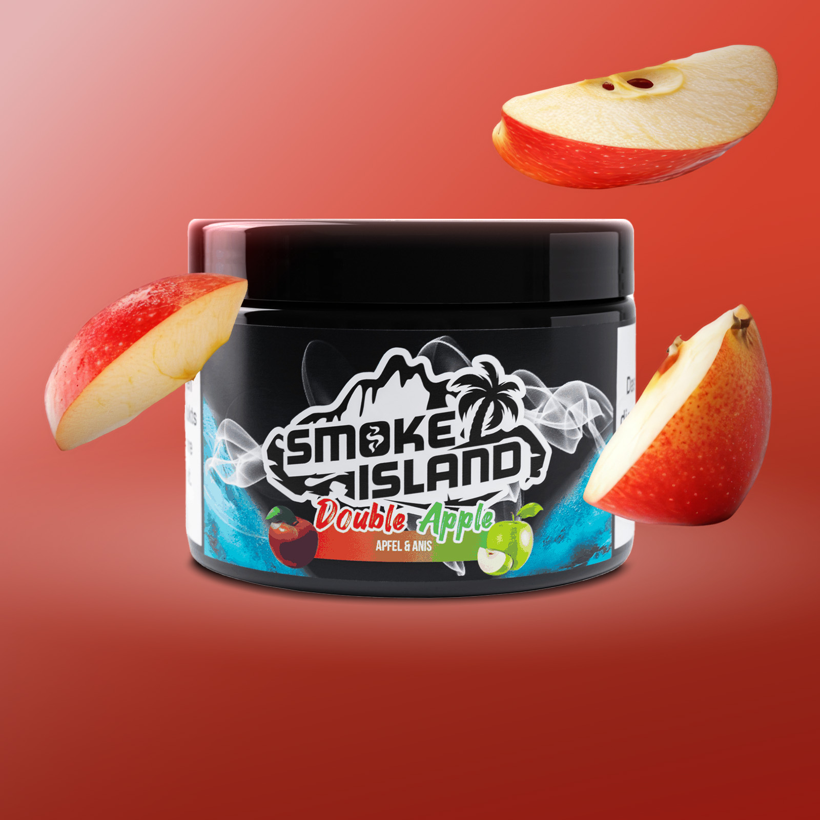 Smoke Island - nikotinfrei - Double Apple - 200 g  1