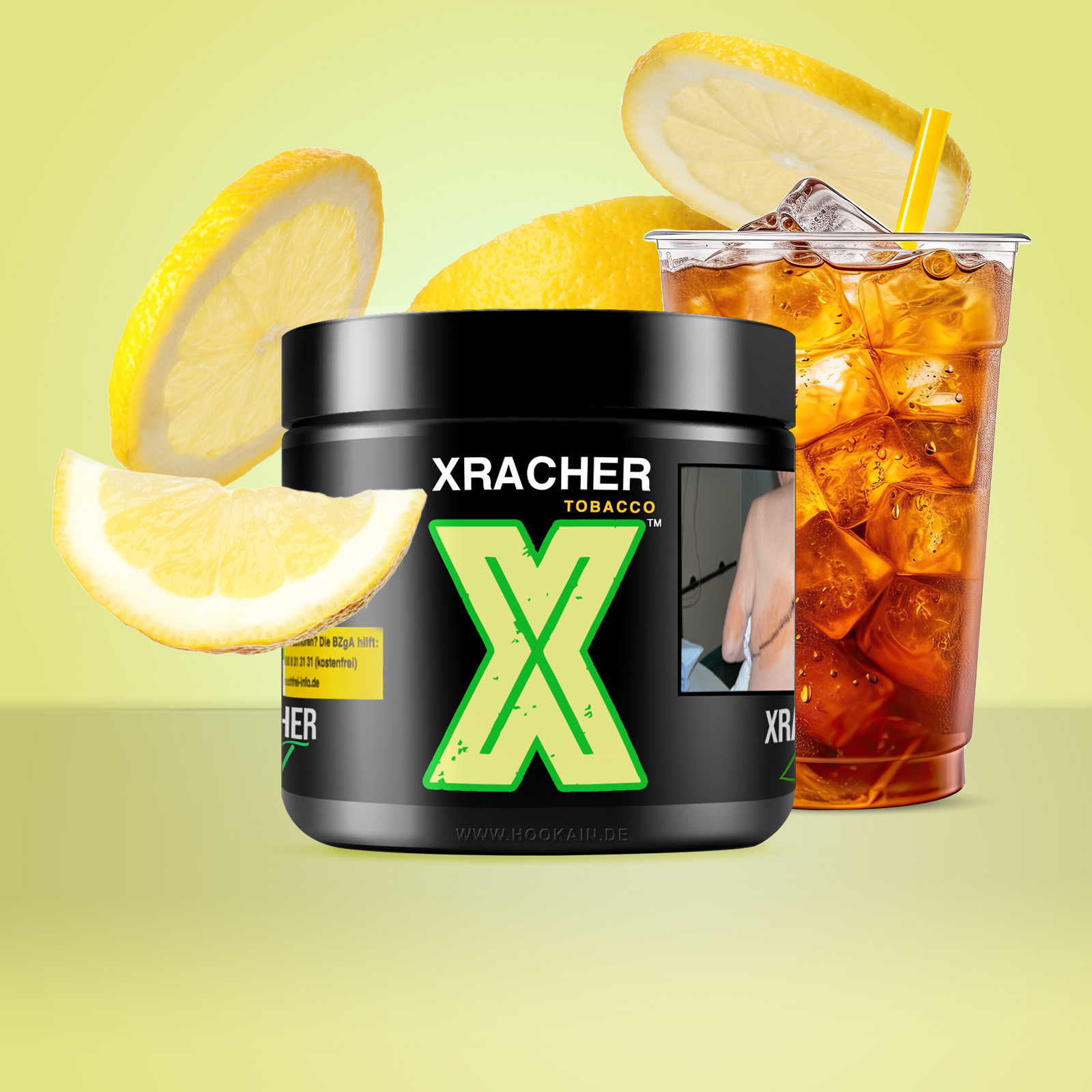 XRacher Lmn T 200g – Lemon Tea Shisha Tabak 1