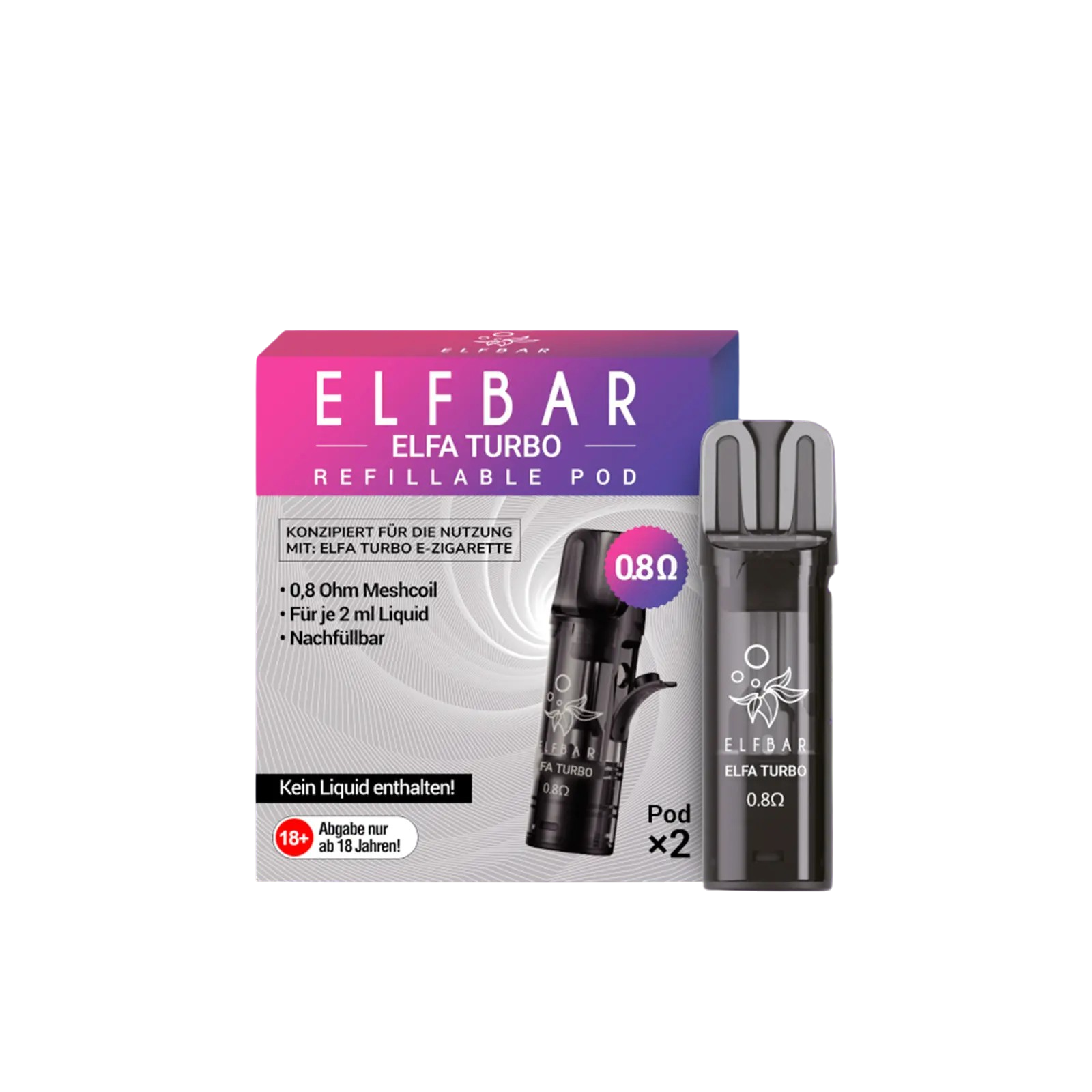 Elf Bar - Elfa- Turbo - Empty Pod - 2 pcs.