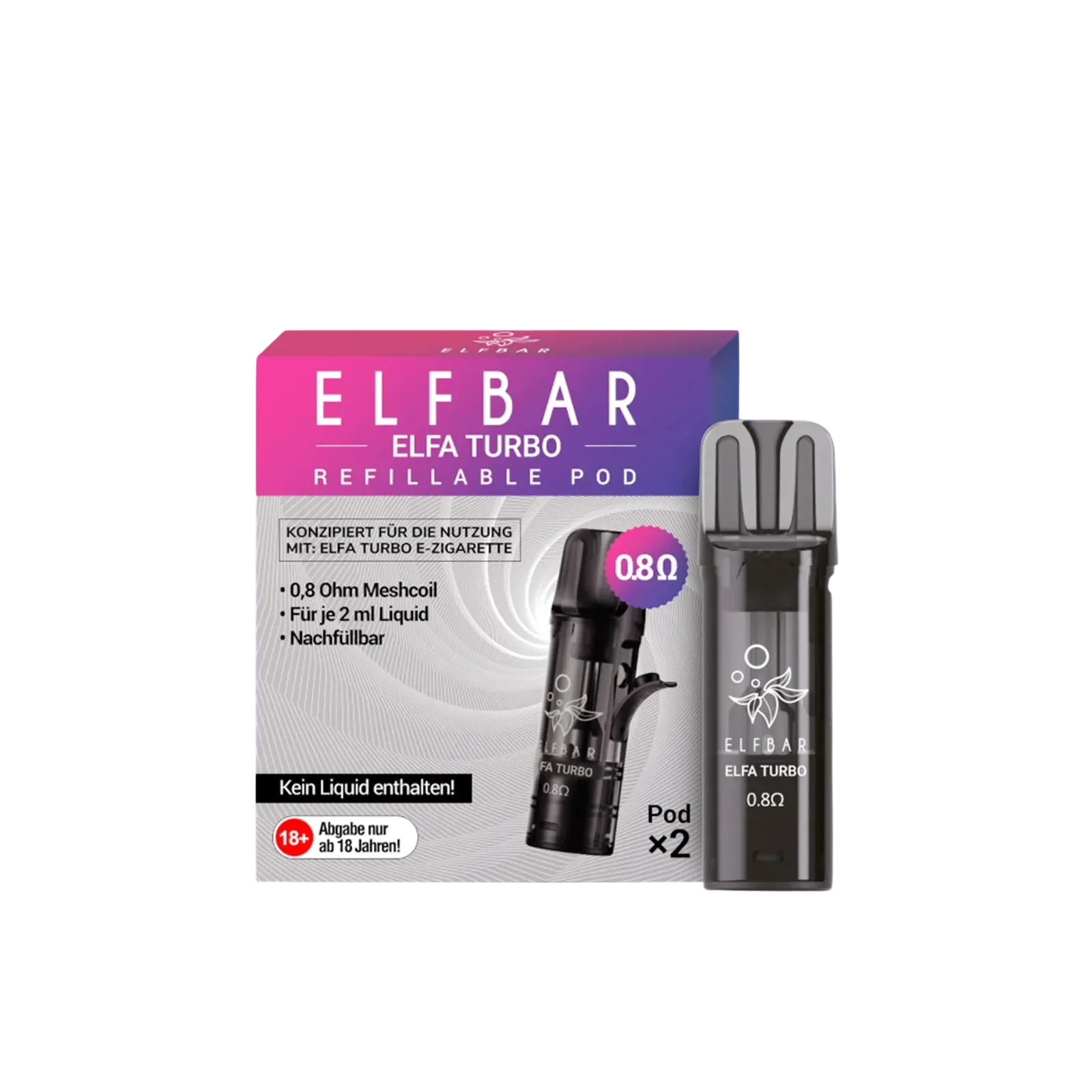 Elf Bar - Elfa- Turbo - Empty Pod - 2 pcs.