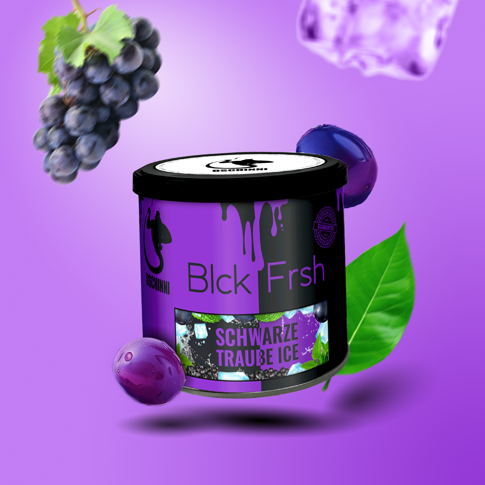 Dschinni - Pfeifentabak - Black Fresh - 65g | Shishatabak g&uuml;nstig kaufen A