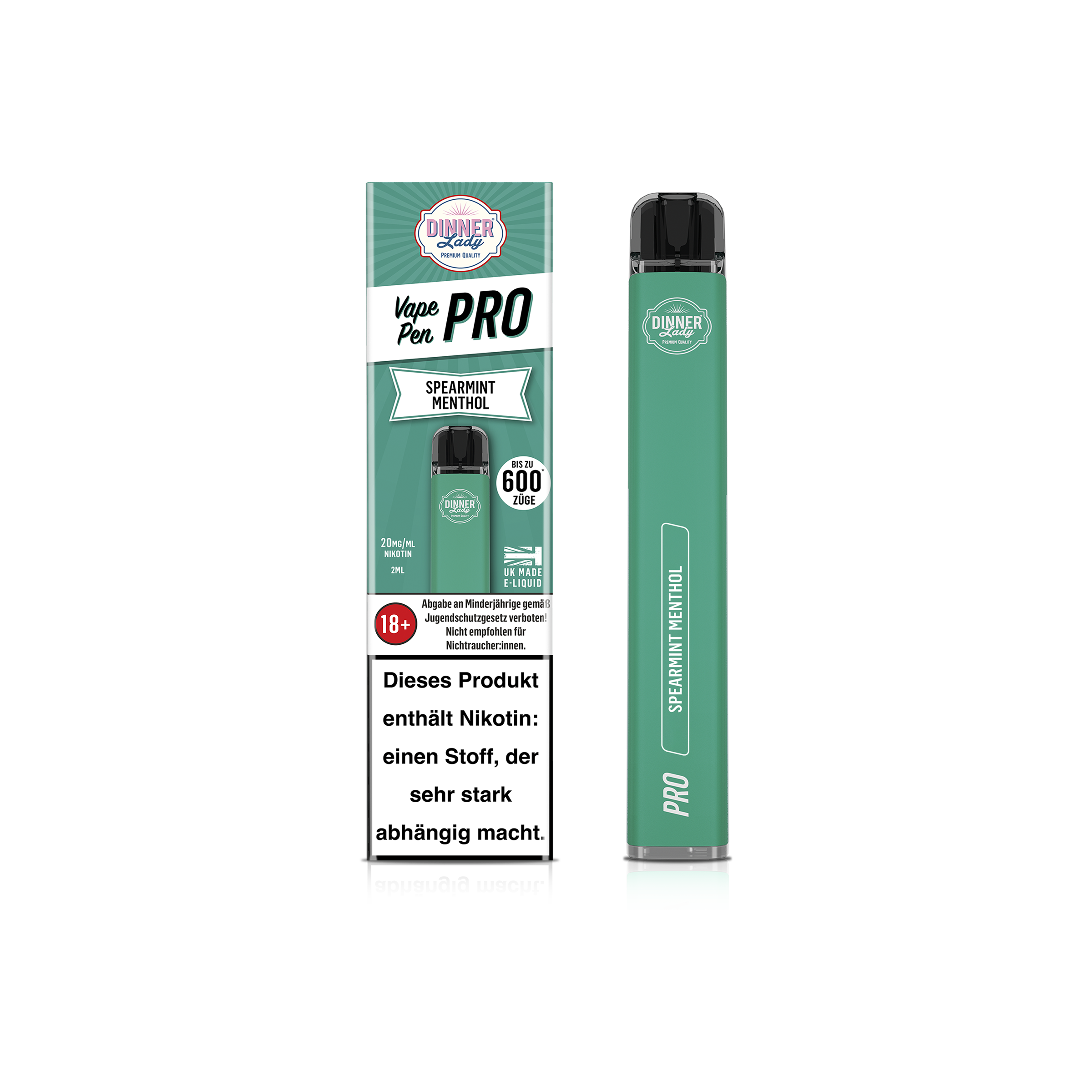 Dinner Lady - Spearmint Menthol - Vapestick