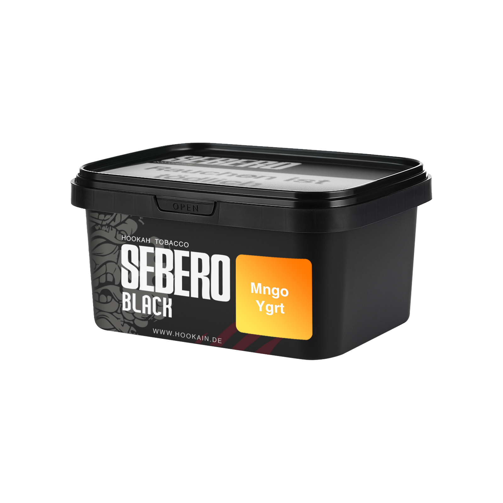 Sebero Black Mngo Ygrt 200 g Shisha Tabak – kräftiger Dark Blend 2