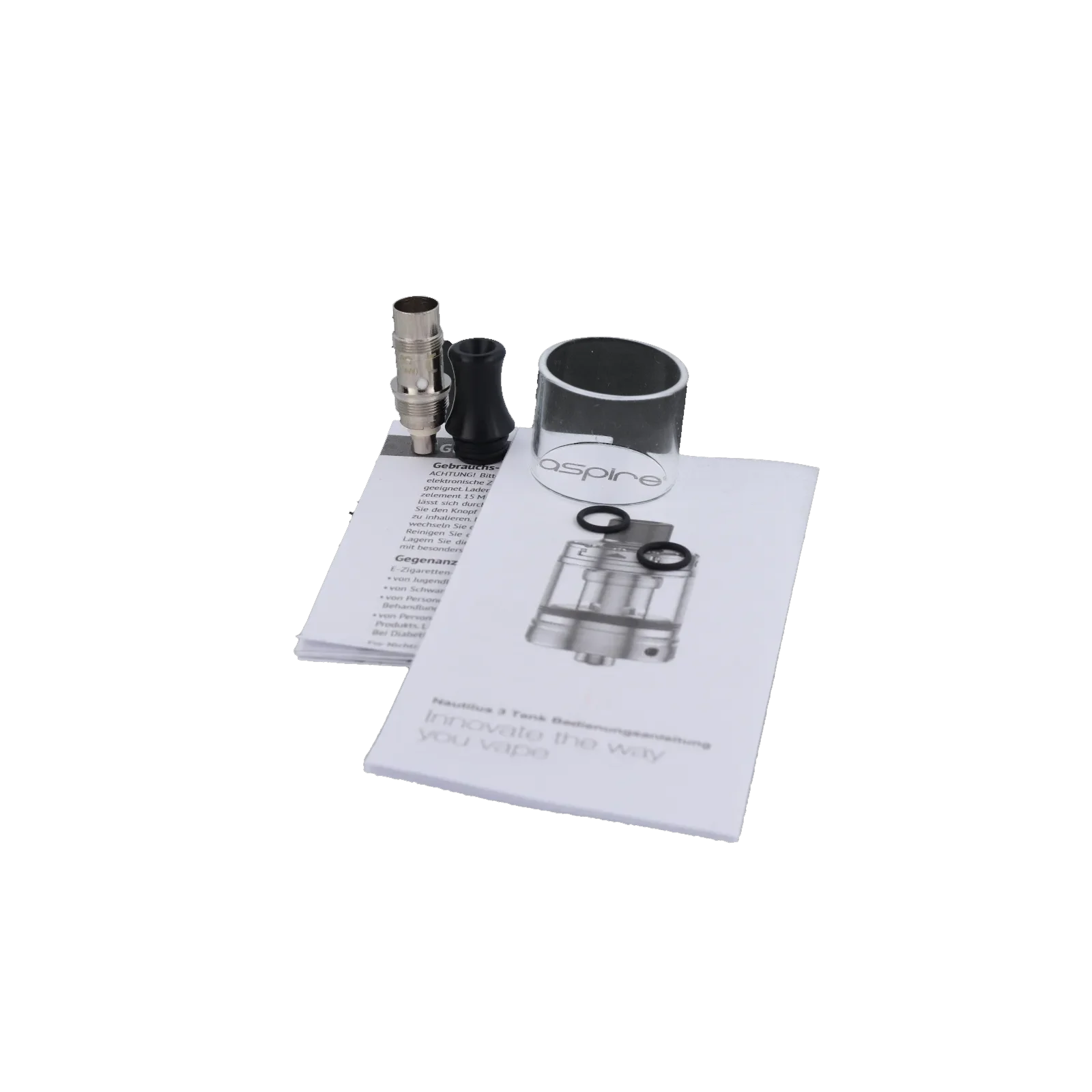 Aspire - Nautilus 3 - Tank mit Coil - Clearomizer Set - 0.7 Ohm & 1.8 Ohm 1 Aspire - Nautilus 3 - Tank mit Coil - Clearomizer Set - 0.7 Ohm & 1.8 Ohm - Silber - 2
