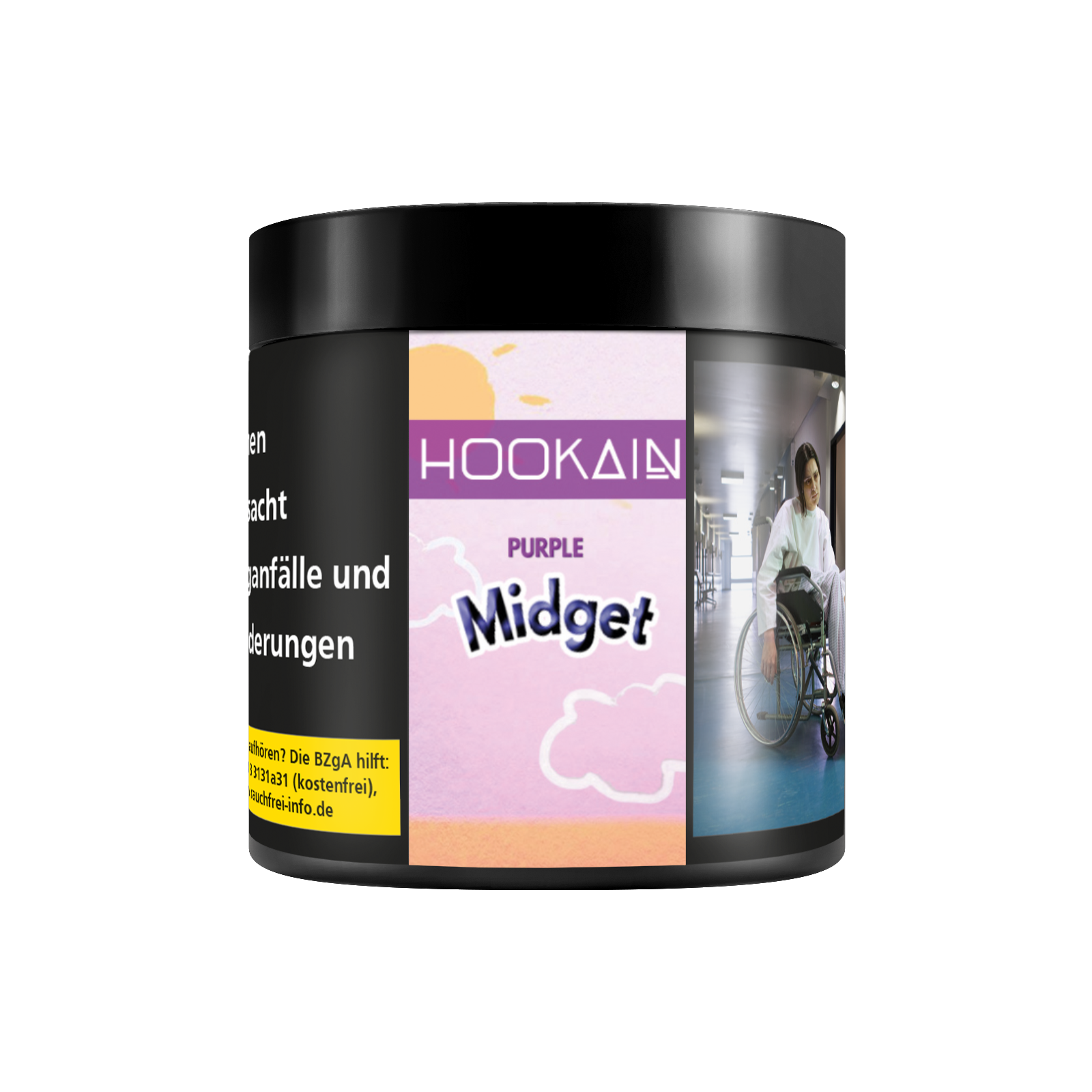 Hookain Purple Midget 50g – Erdbeere, Heidelbeere & Vanille Shishatabak  2