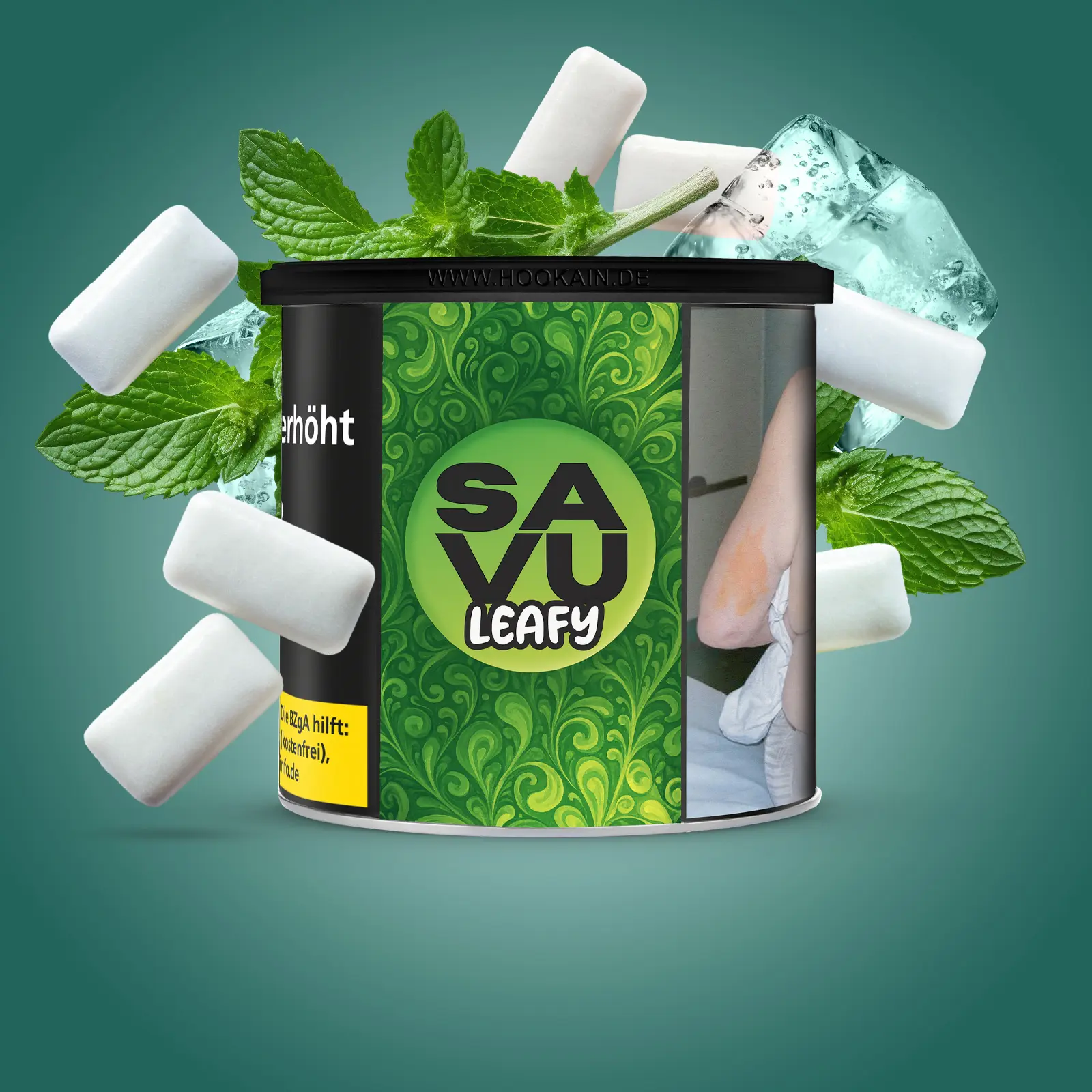 Savu Speedy 200 g Shisha Tabak – Kaugummi Minze 1