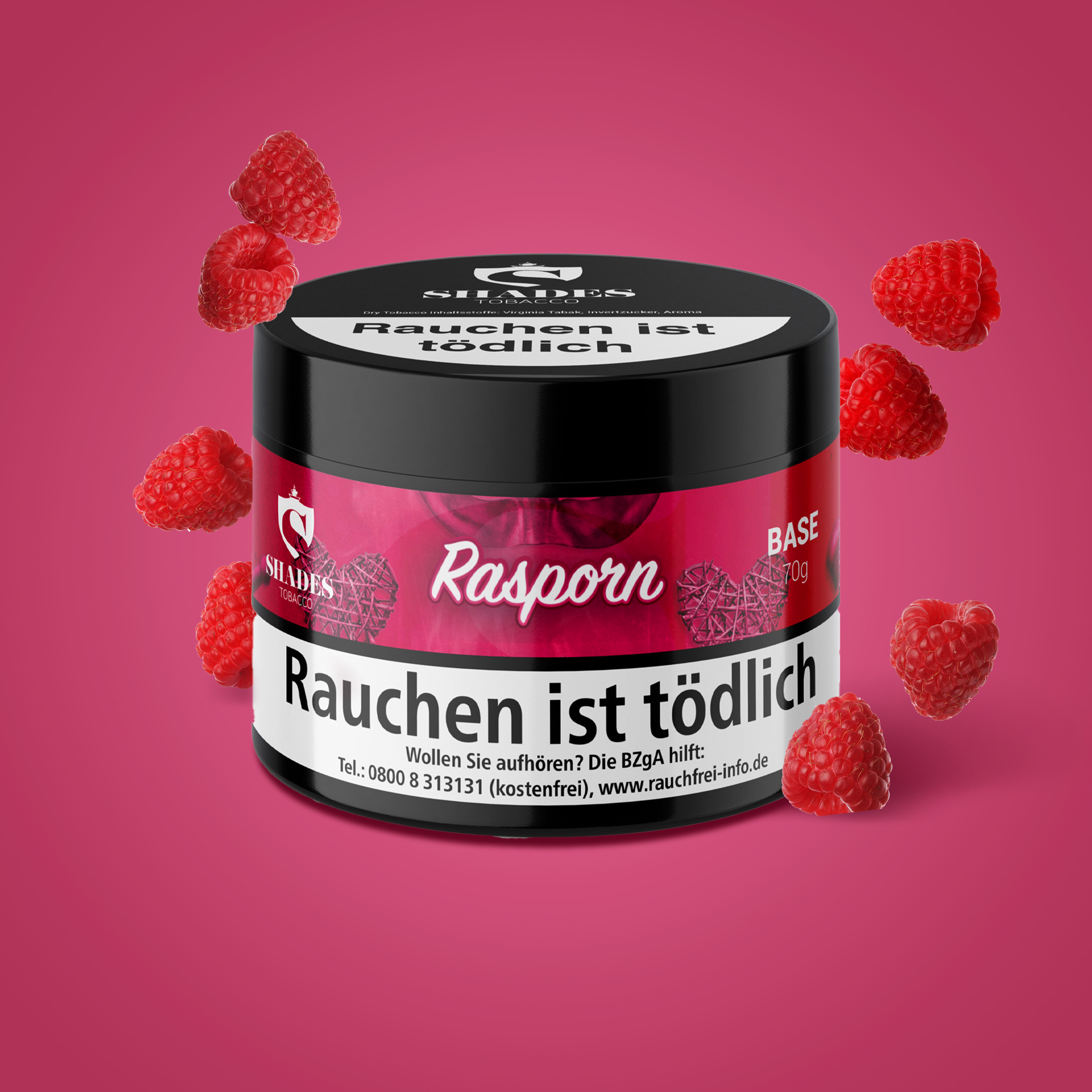 Shades Dry Base mit Aroma Pfeifentabak Rasporn 70g g&uuml;nstig kaufen 2
