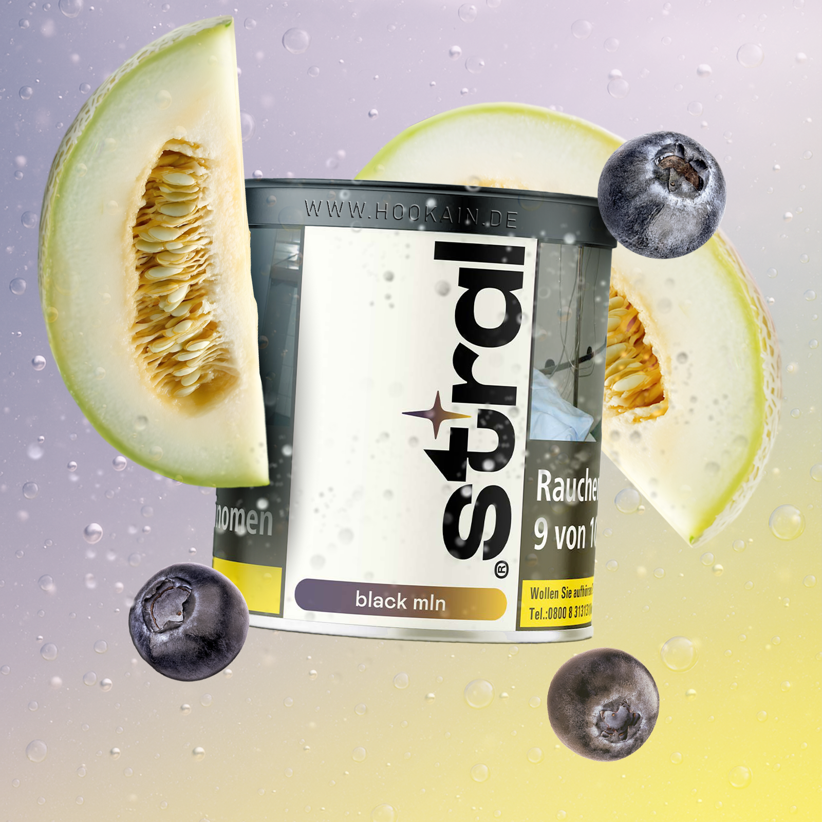 Stral Shishatabak Black Mln 200 g - Sorten günstig bestellen 1