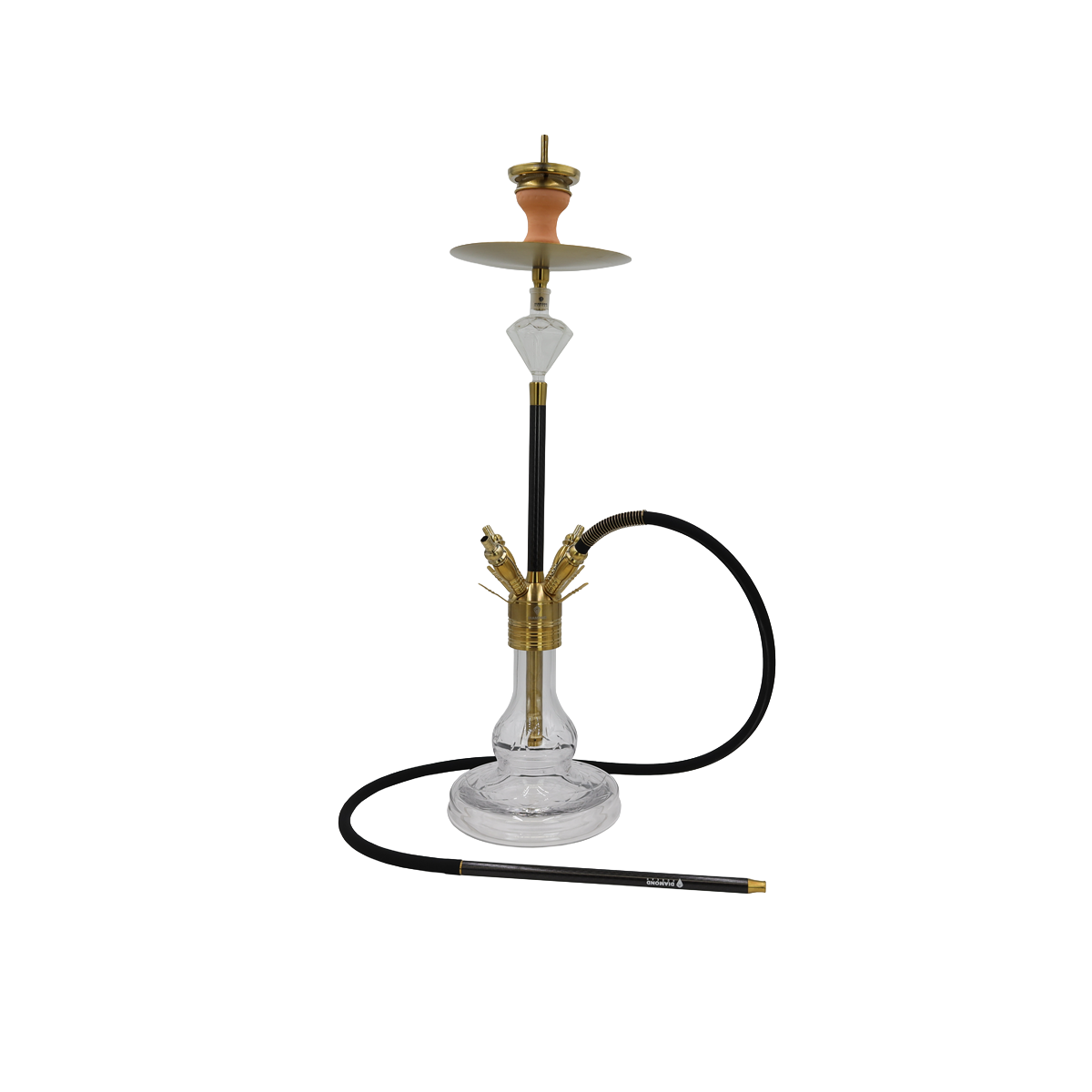 Diamond Hookah - Carbonado - Gold 8.0