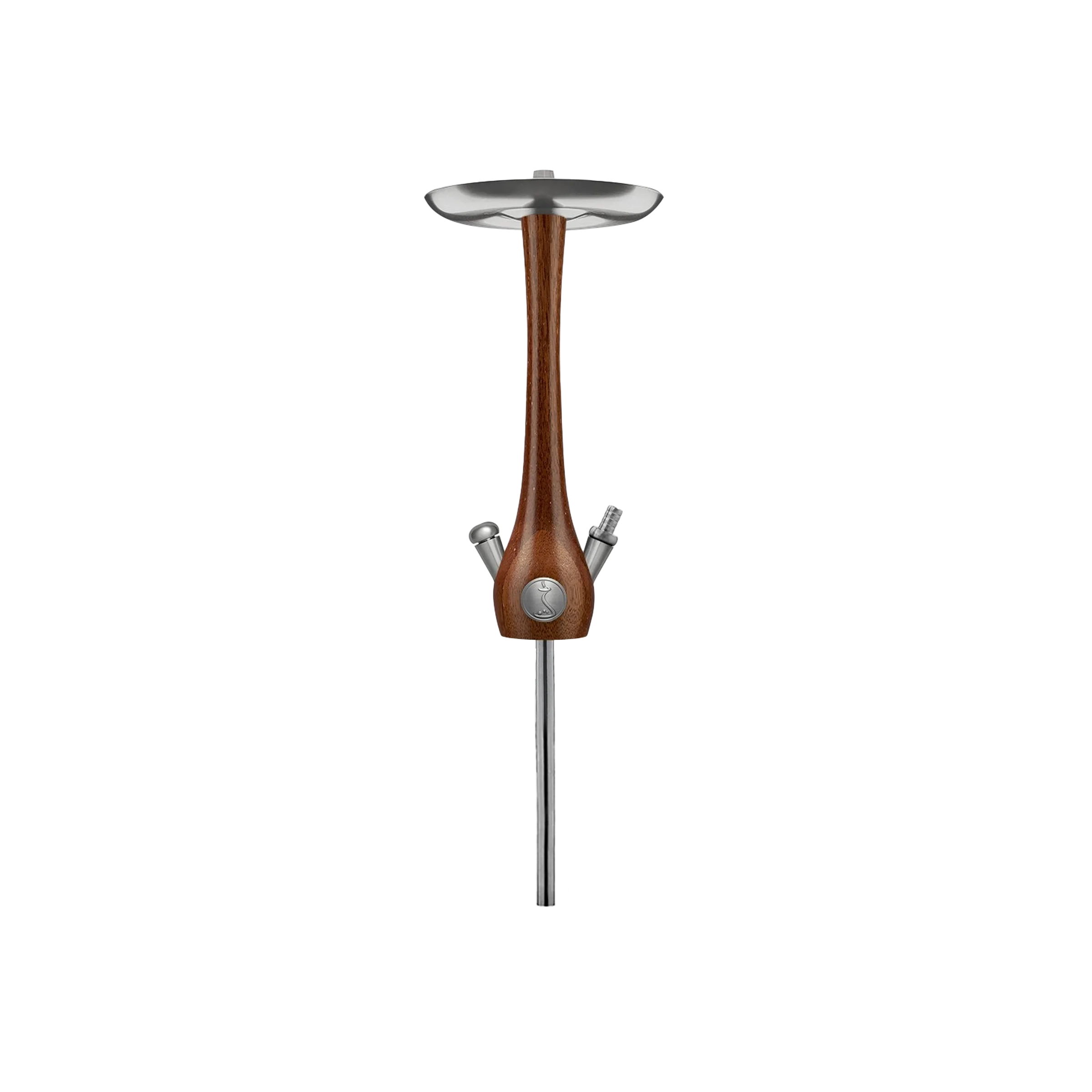WOOKAH Body Merbau – Edle Shisha-Rauchsäule mit gelben Mineralakzenten WOOKAH Body Merbau – Edle Shisha-Rauchsäule mit gelben Mineralakzenten