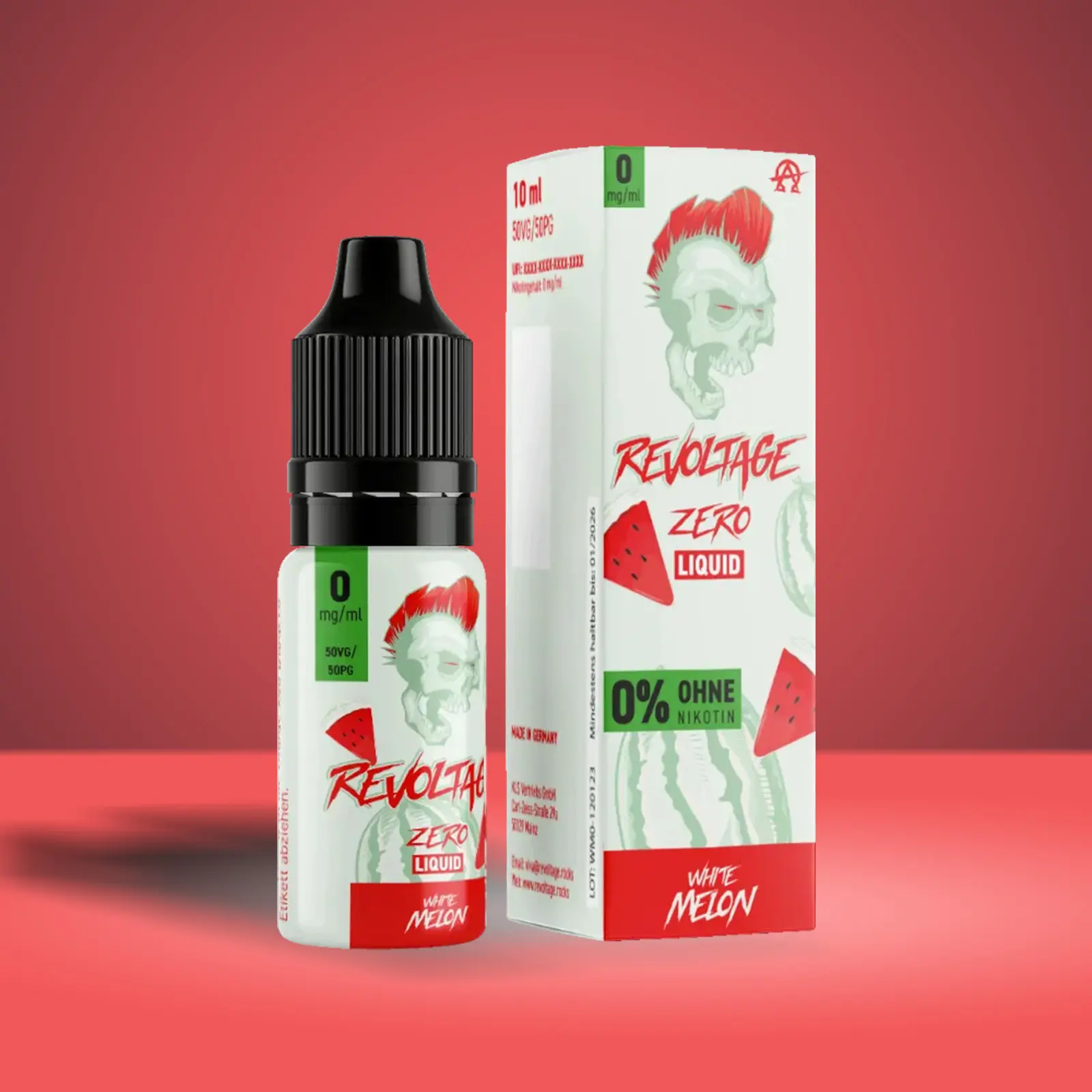 Revoltage - E-Liquid - Nikotinsalz - White Melon - 10 ml - 0 mg 1