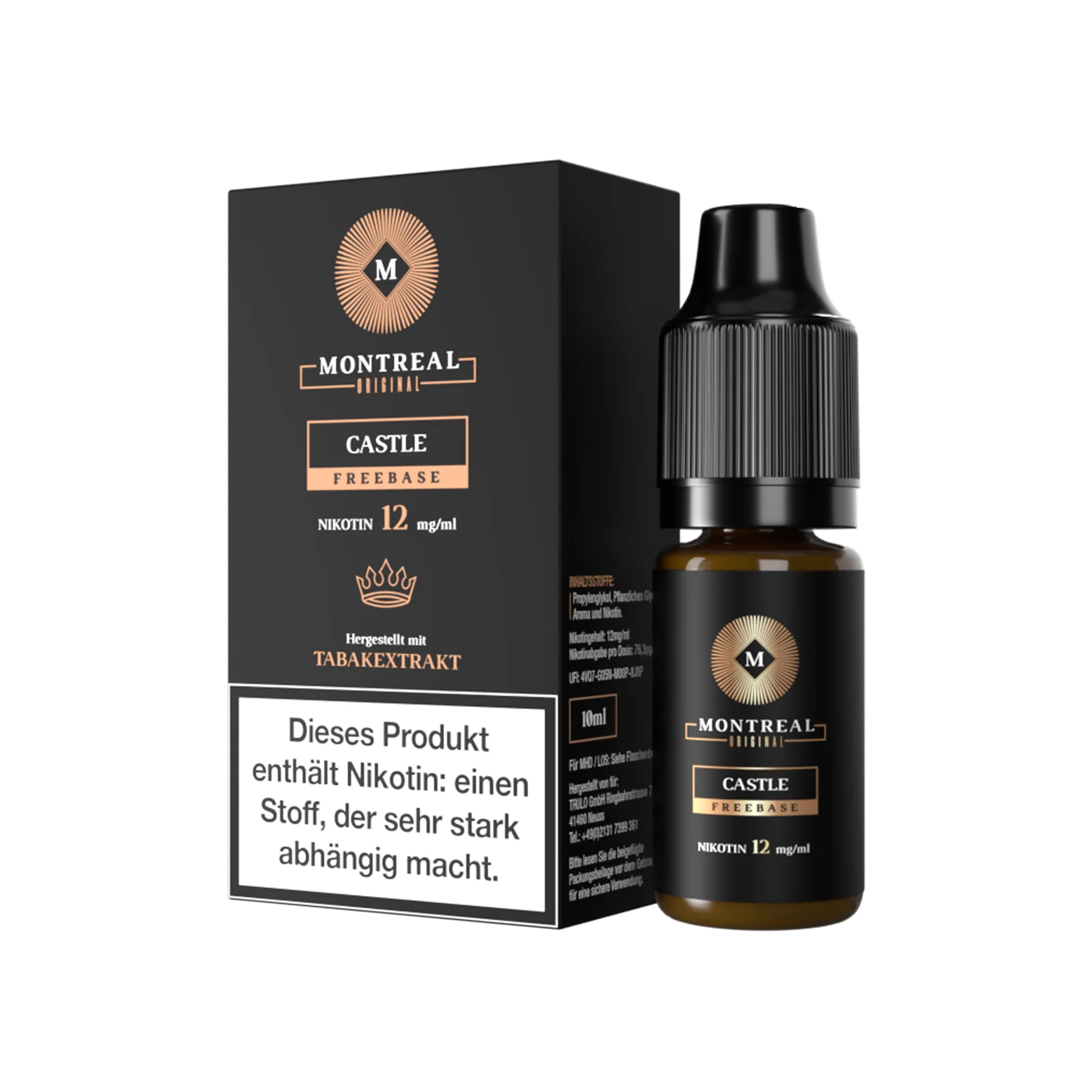 Montreal - Nikotinsalz Liquid - Castle - 10 ml - 12 mg 1