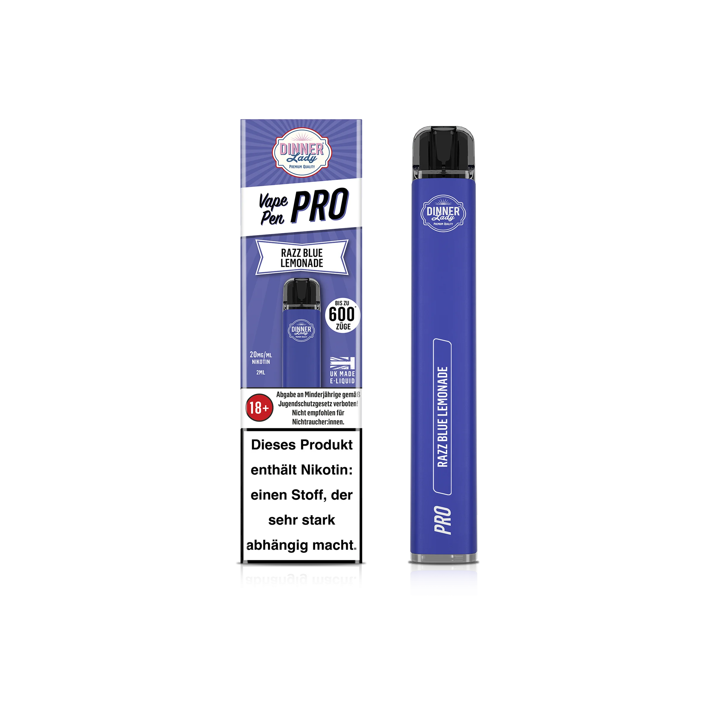 Dinner Lady - Razz Blues - Vapestick