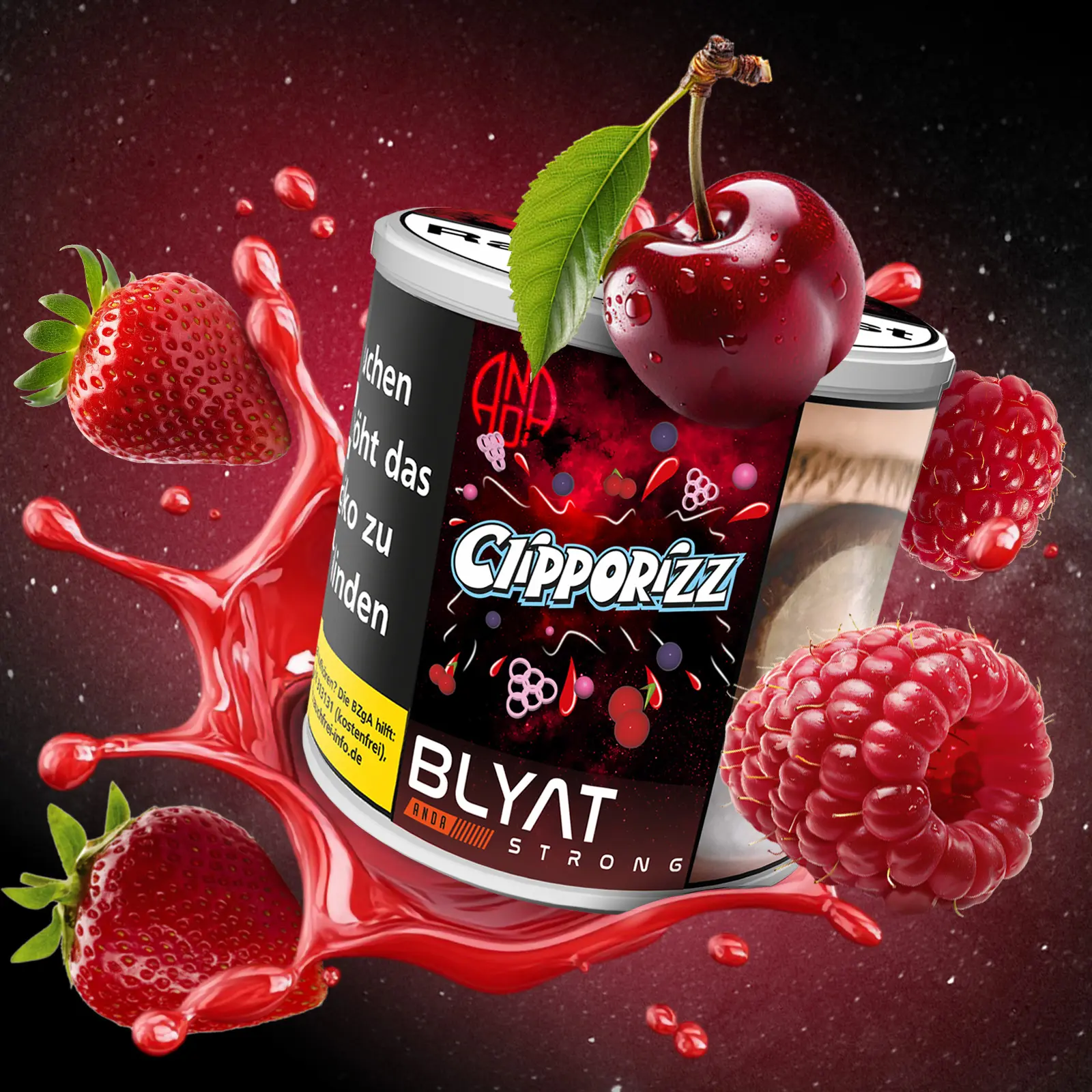 ANDA Blyat Clipporizz Shishatabak 200g - Burley aus Spanien 1
