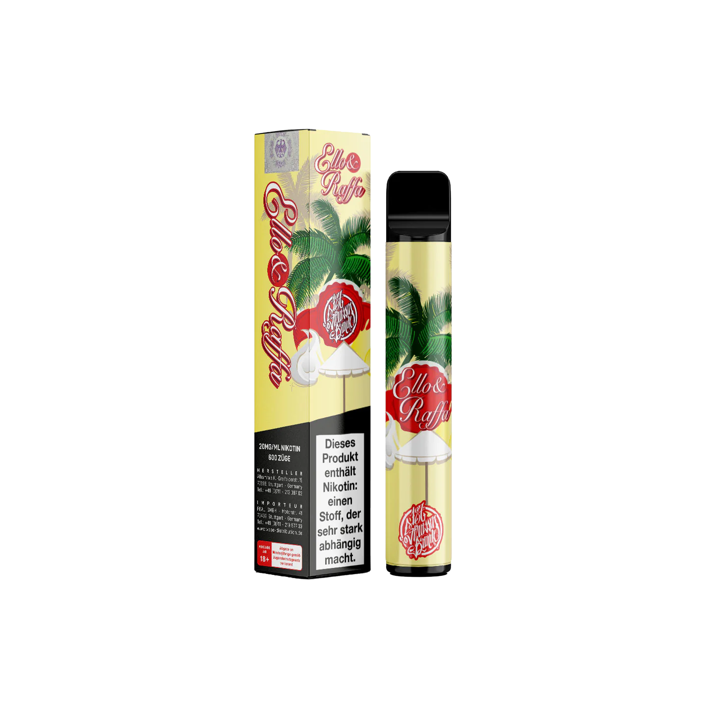 187 Vape - Ello & Raffa - 20 mg