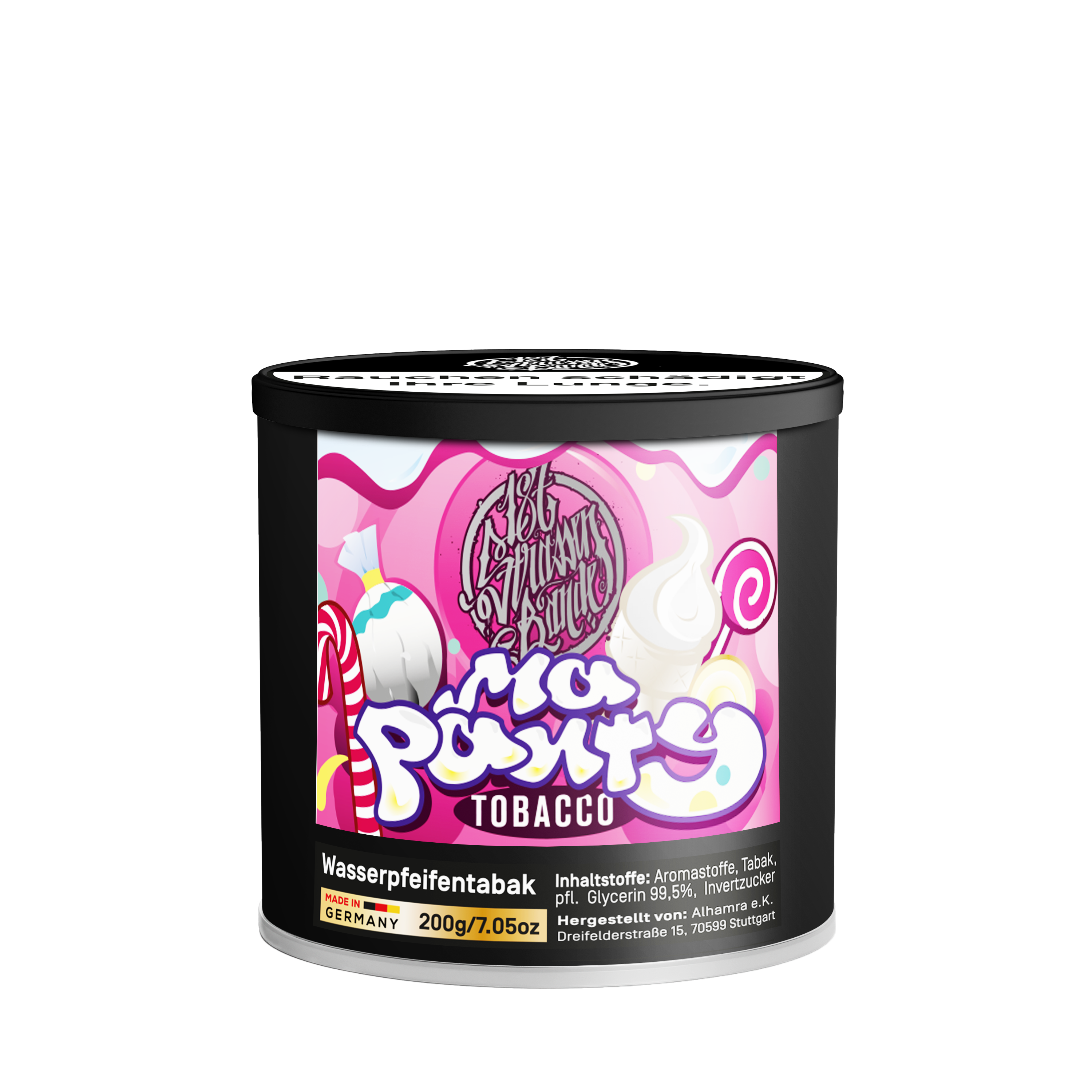187 Ma Panty Shisha Tabak 200 g mit Mango, Guave, Sternfrucht und Pfirsich in der Verpackung. - 2