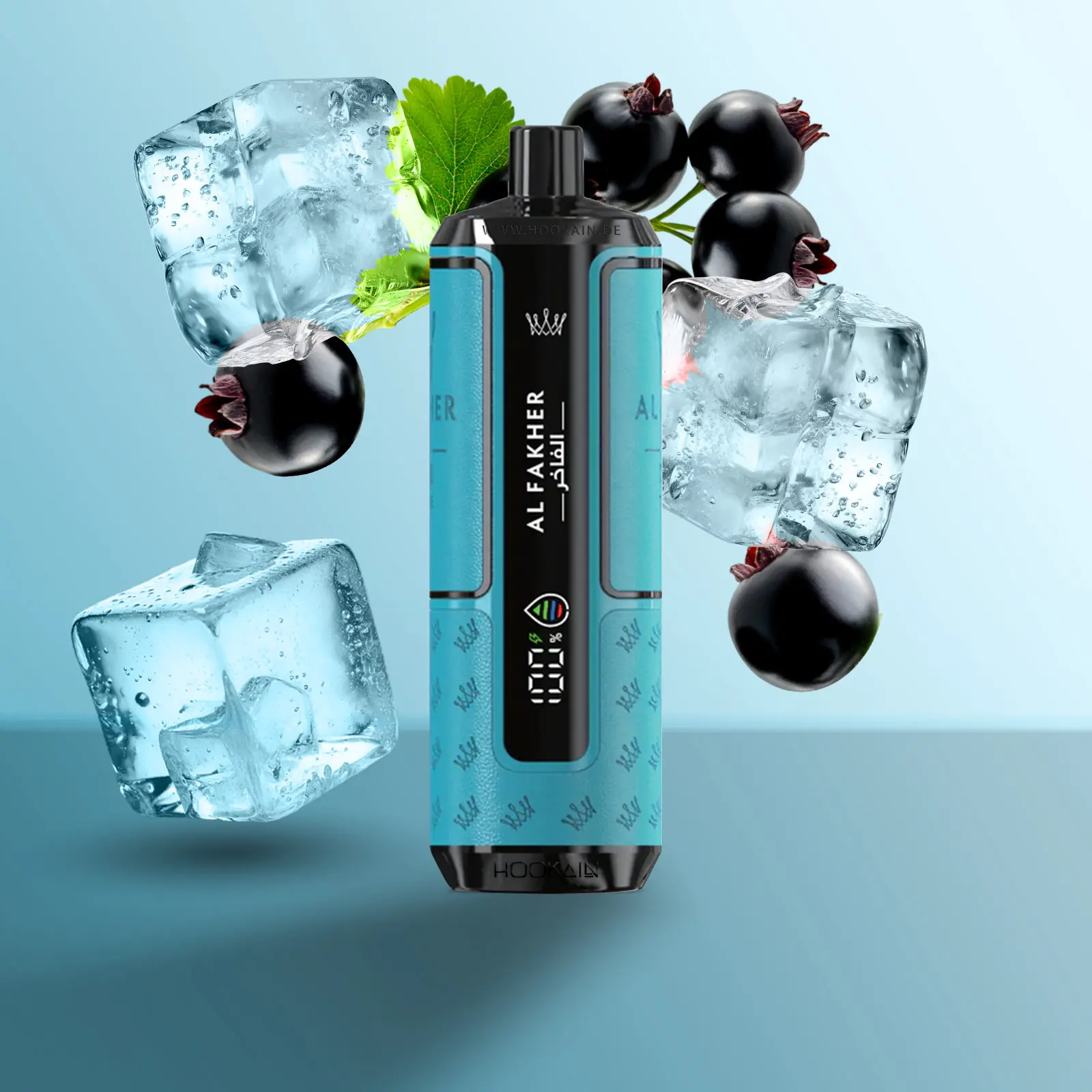 Al Fakher - Crown Bar - Hypermax - 20k - Blackcurrant Ice 1