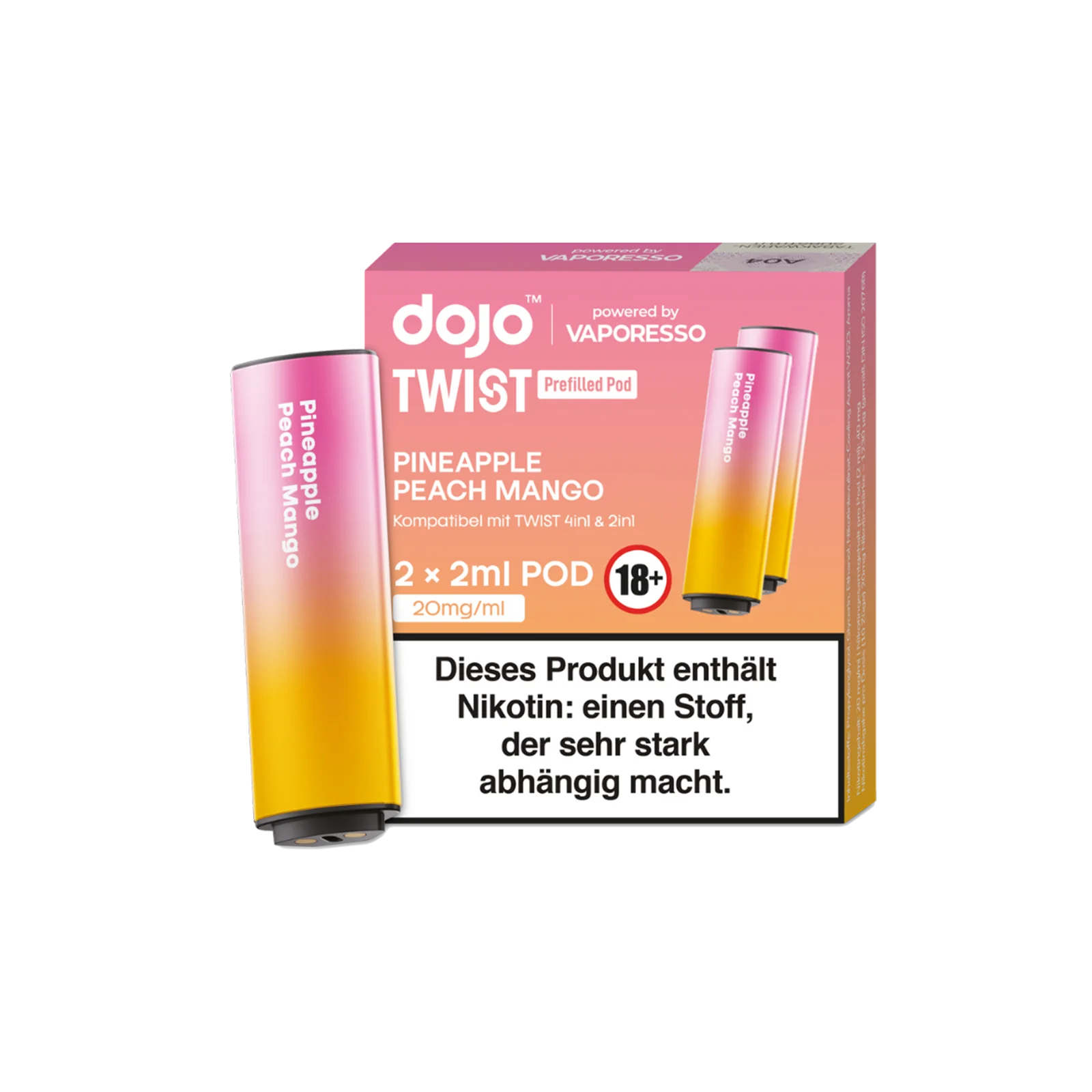 Vaporesso - Dojo Twist - Pod - PIneapple Peach Mango 1