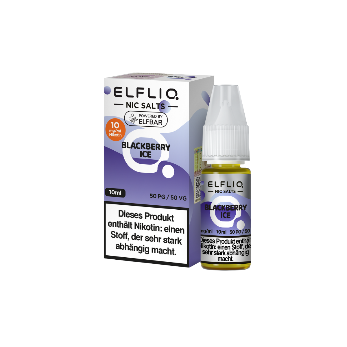 Elf Bar - ElfliQ - E-Liquid - Nikotinsalz - Blackberry Ice - 10 mg1-