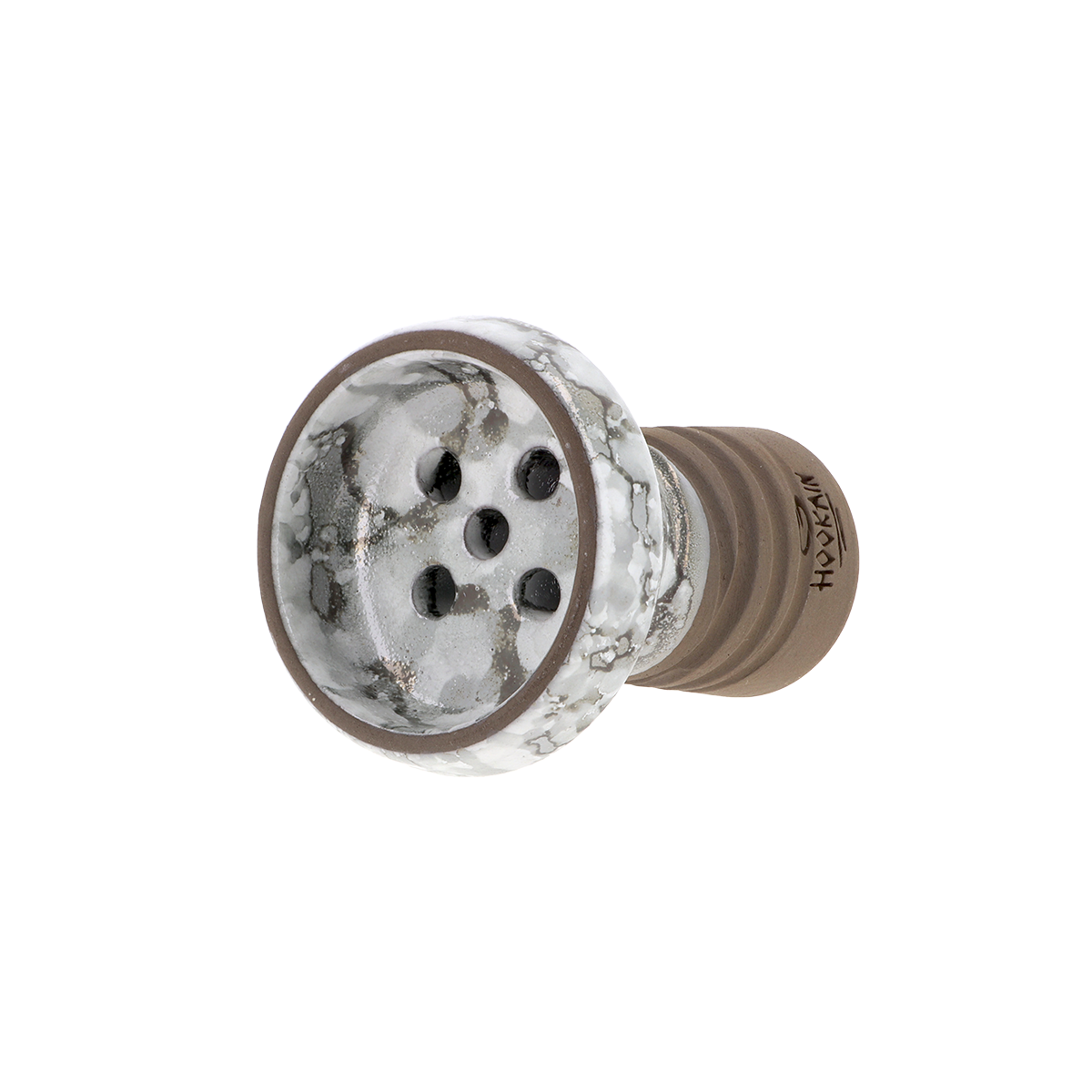 Drip Bowl V2 5 Hole Cracked Silver | Handgefertigte 2