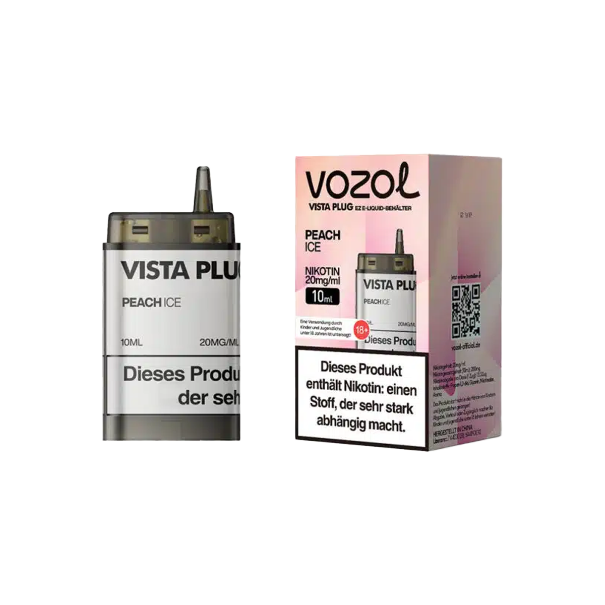 Vozol - Vista Plug Set - EZ Pod - Peach Ice + Empty Pod