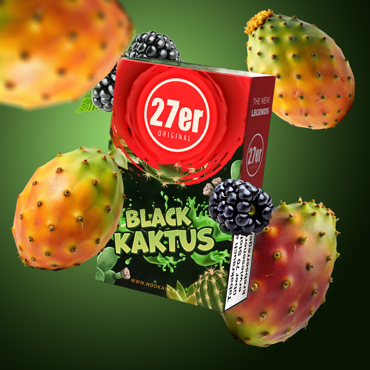 27er Tobacco Black Kaktus Shisha Tabak 25 g | Online bestellen 1