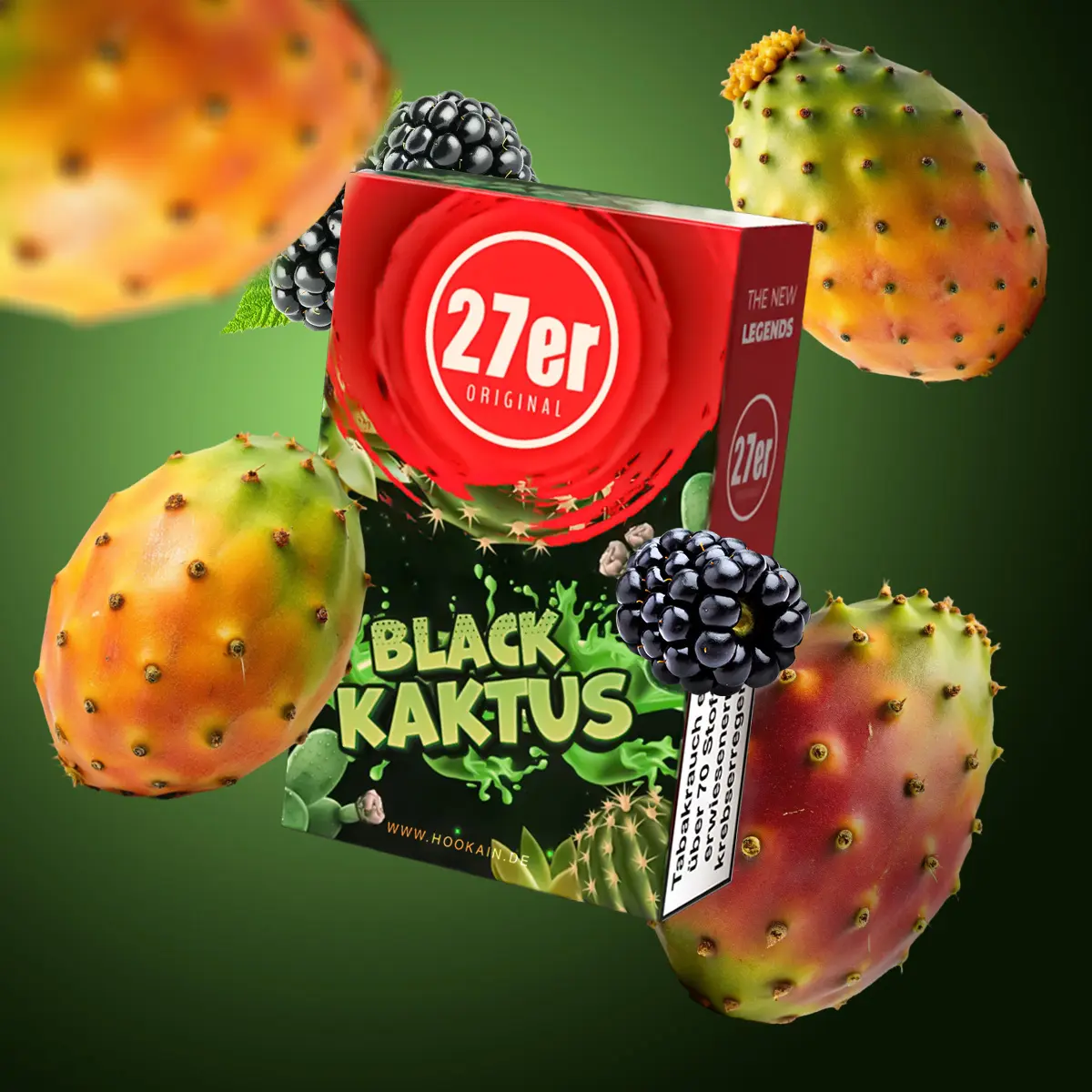 27er Tobacco Black Kaktus Shisha Tabak 25 g | Online bestellen 1