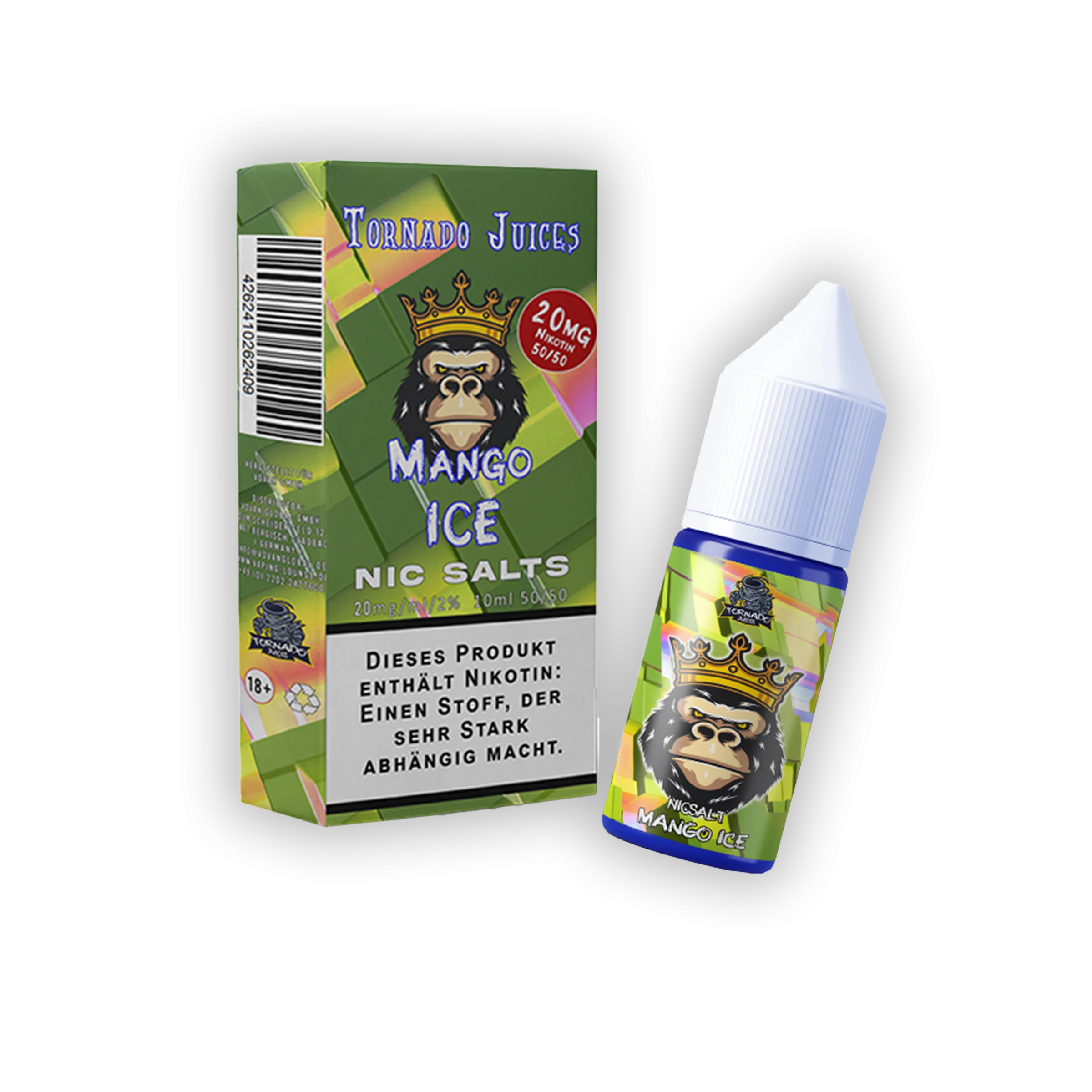 Tornado Juices Mango Ice  Vape E-Liquid mit Nikotinsalz 2