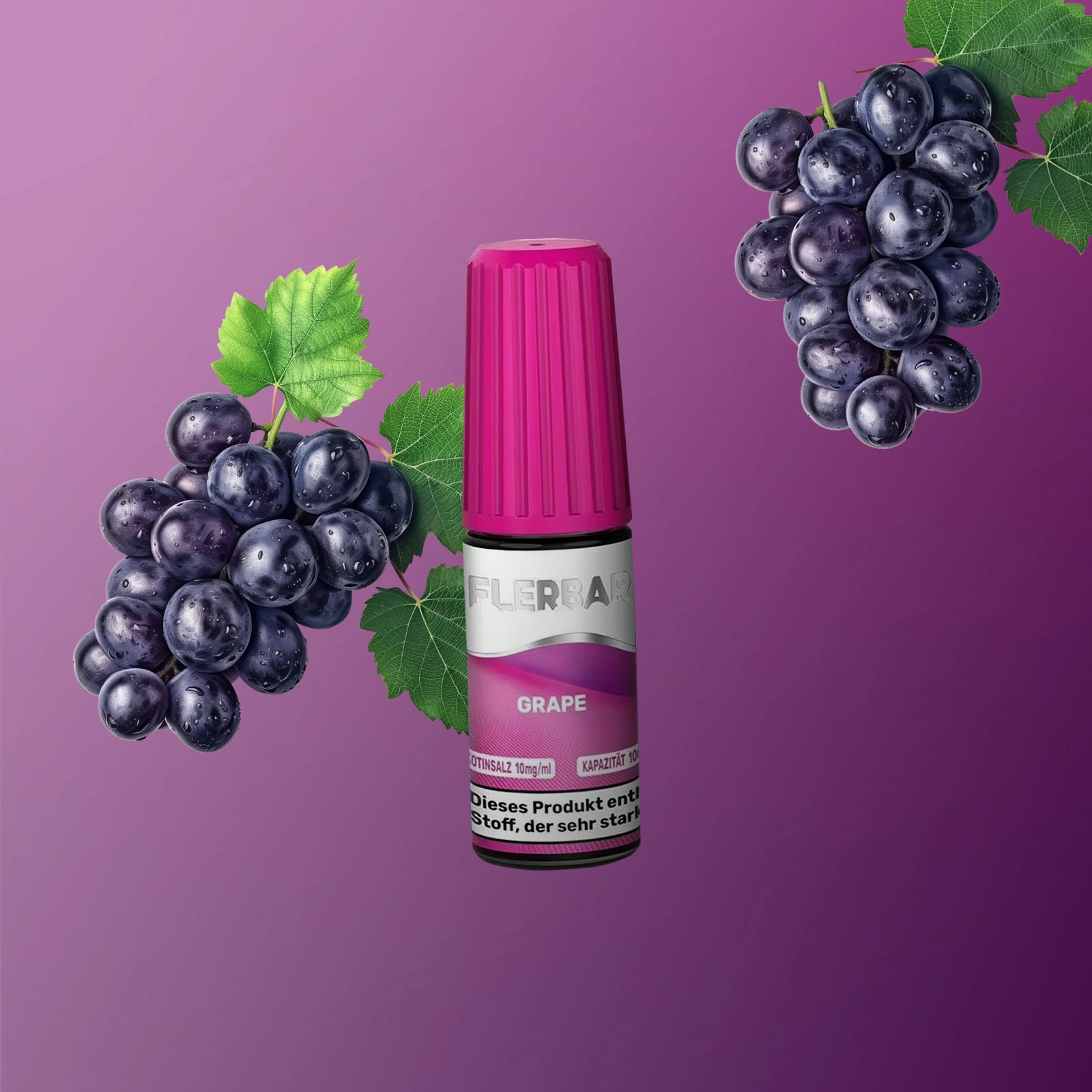 Flerbar - E-Liquid - Nikotinsalz - Grape - 10ml - 10 mg 1