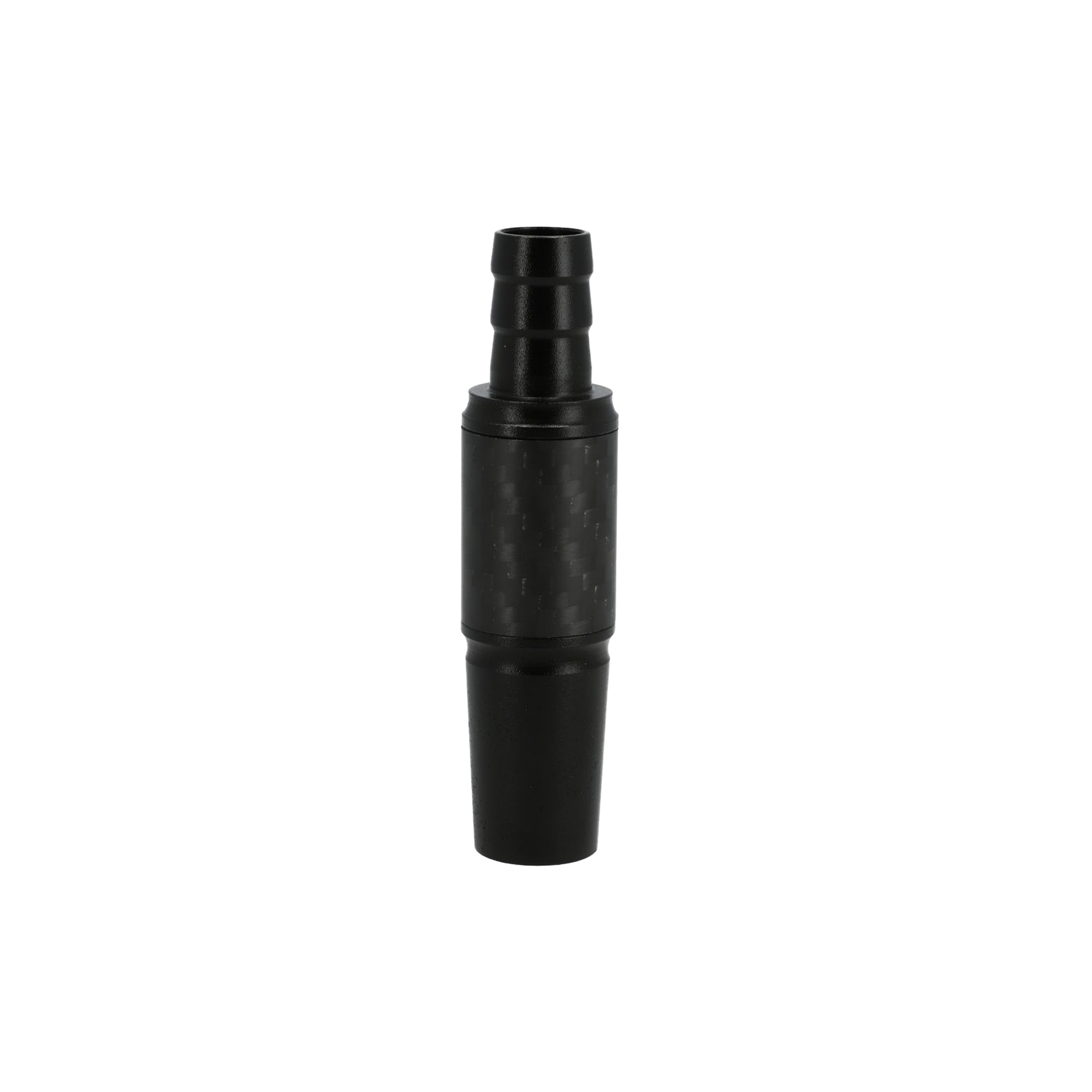 Invi - Schlauchanschluss - Alu - Carbon - 18/8 - Black