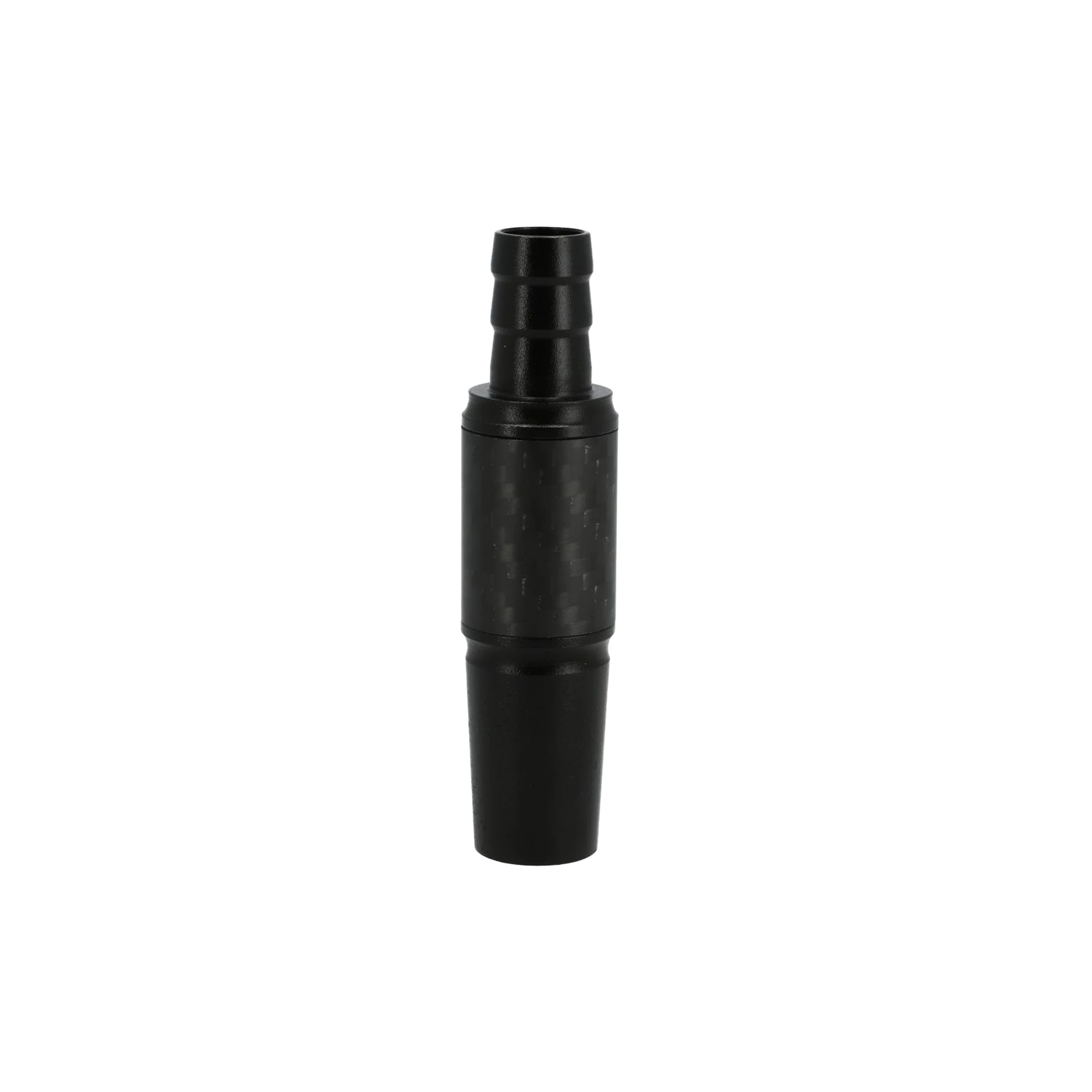 Invi - Schlauchanschluss - Alu - Carbon - 18/8 - Black
