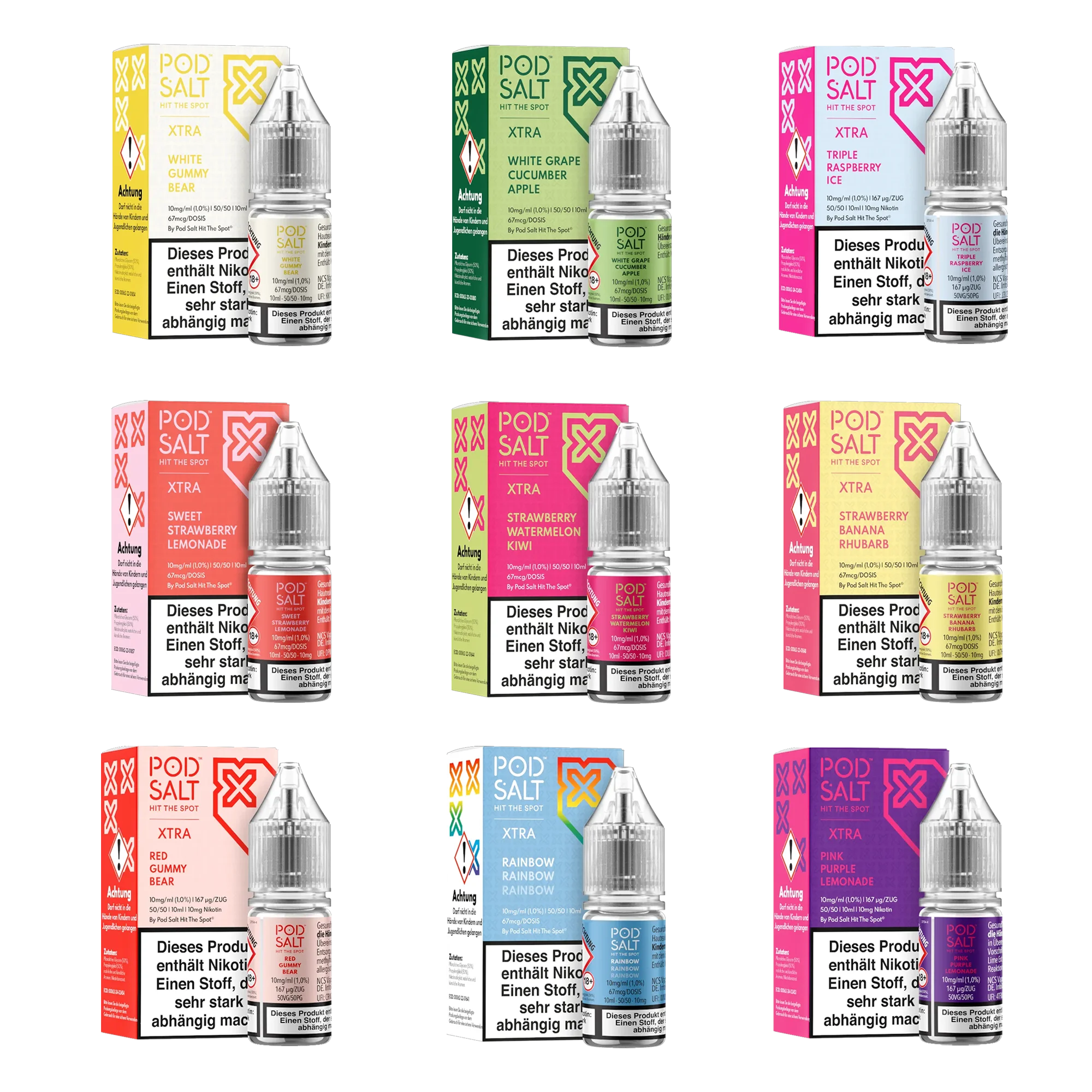 Pod Salt X - E-Liquid - Nikotinsalz - 10 ml 1