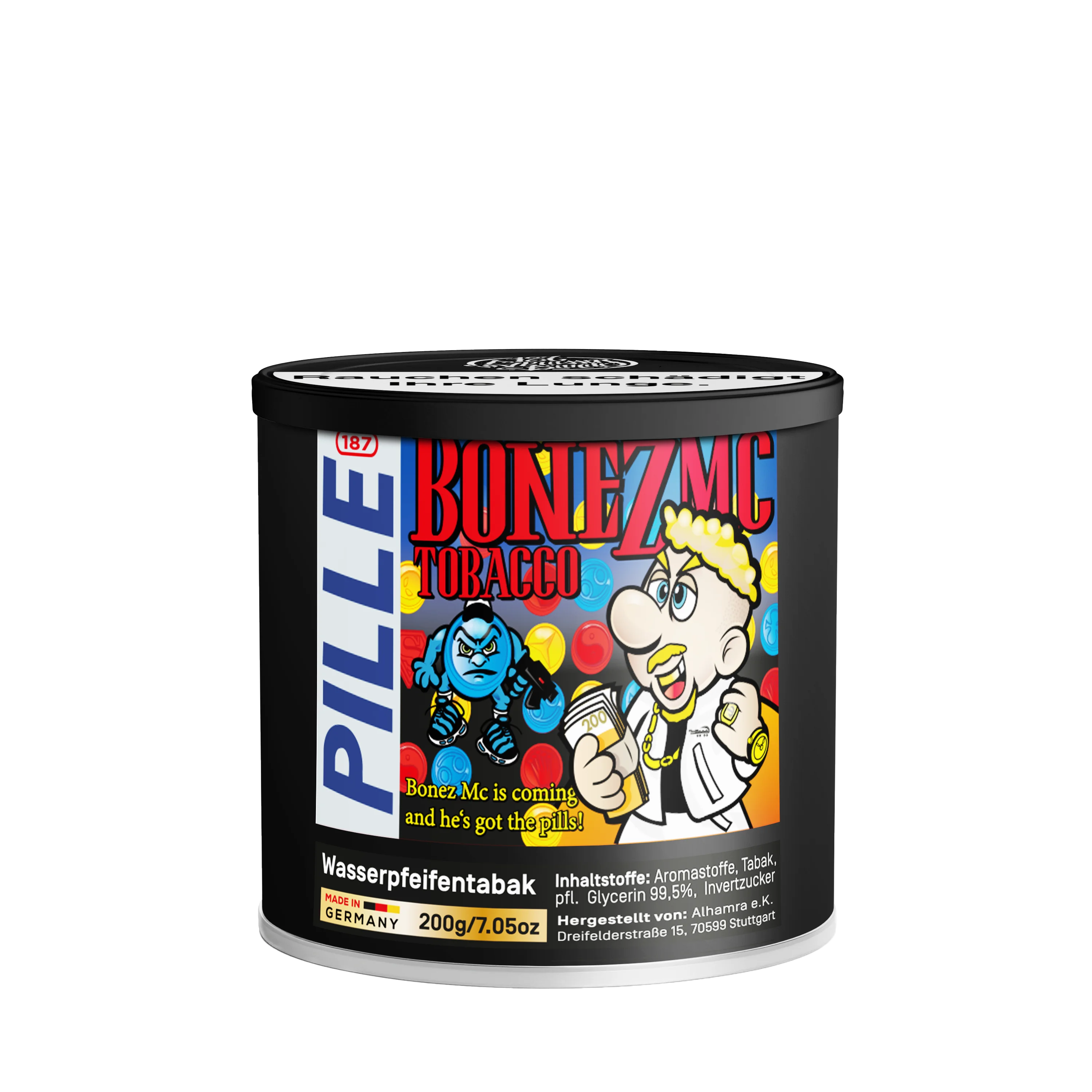 187 Ma Panty Shisha Tabak 200 g mit Mango, Guave, Sternfrucht und Pfirsich in der Verpackung.  - 2