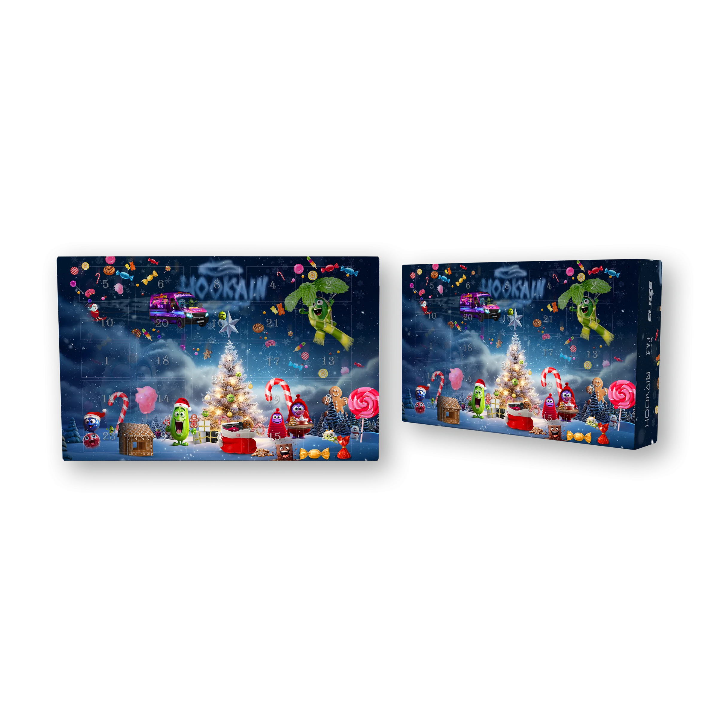 Hookain - Shisha X-Mas Adventskalender - 2023 - Shisha Weihnachtsgeschenk - Jetzt bestellen - 3 Hookain - Shisha X-Mas Adventskalender - 2023 - Shisha Weihnachtsgeschenk - Jetzt bestellen - 3