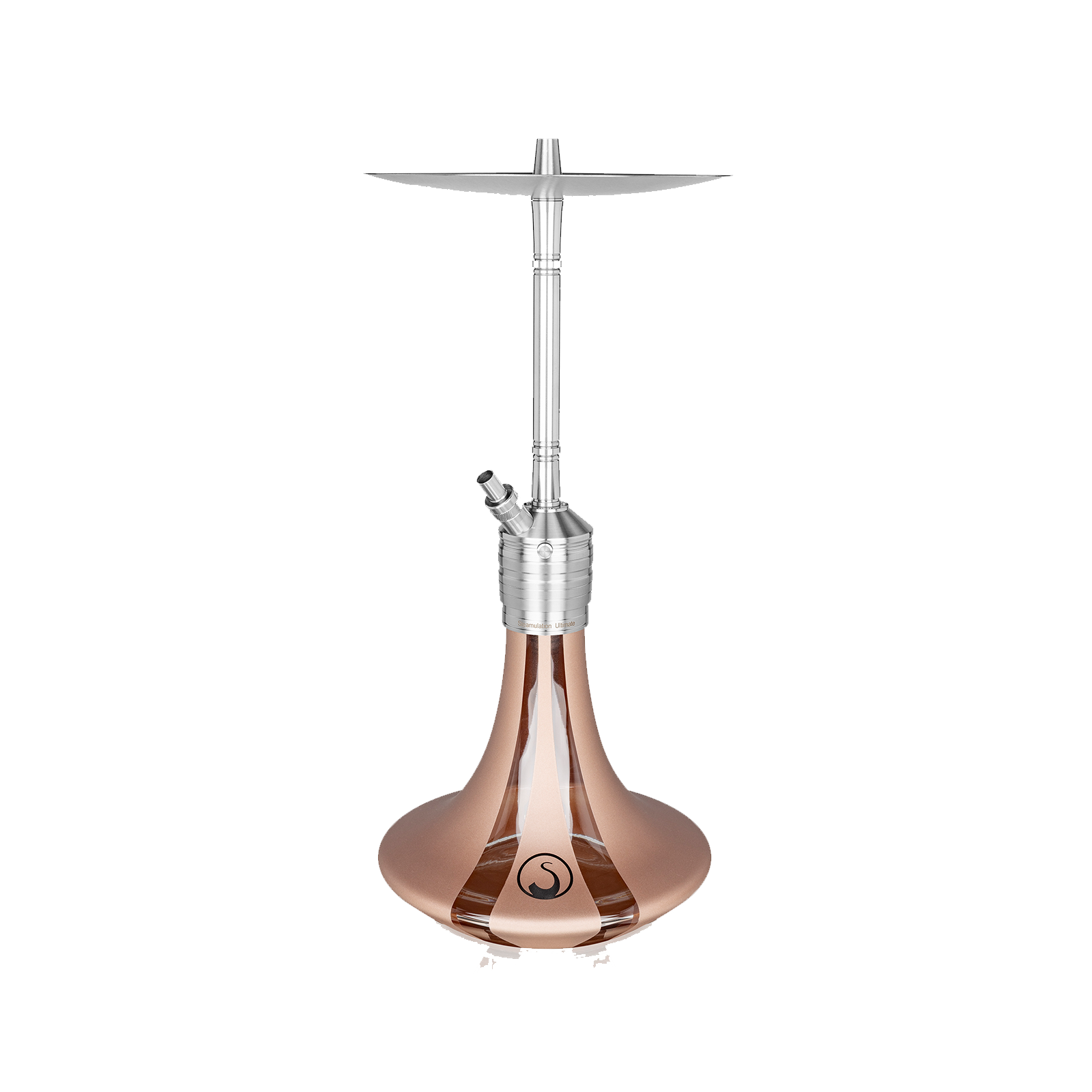 Steamulation Ultimate One Gen. III Amber Matt Metallic – Profi-Shisha mit 1 Anschluss & Top-Features 1